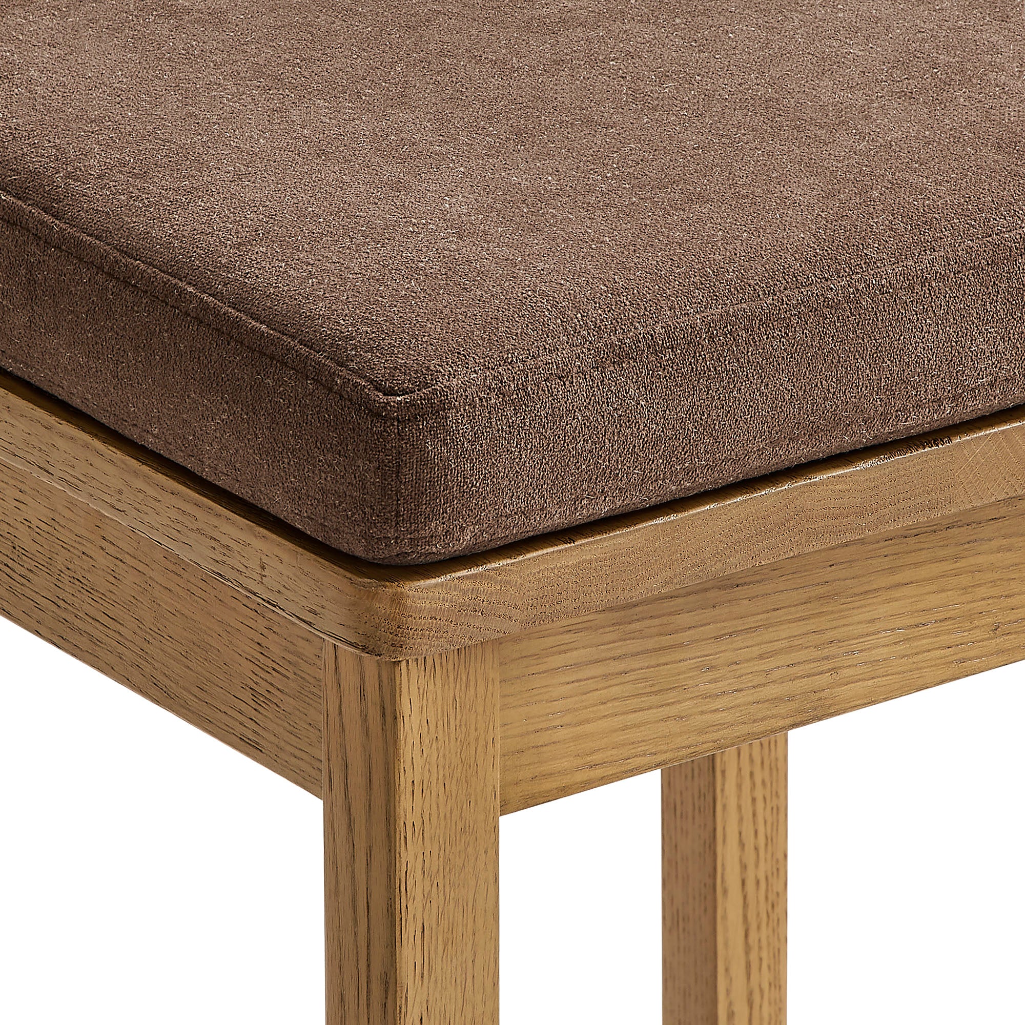Jax Oak Wood Counter Stool With Wavy Razor Back and Cushion by Modway - Image 45