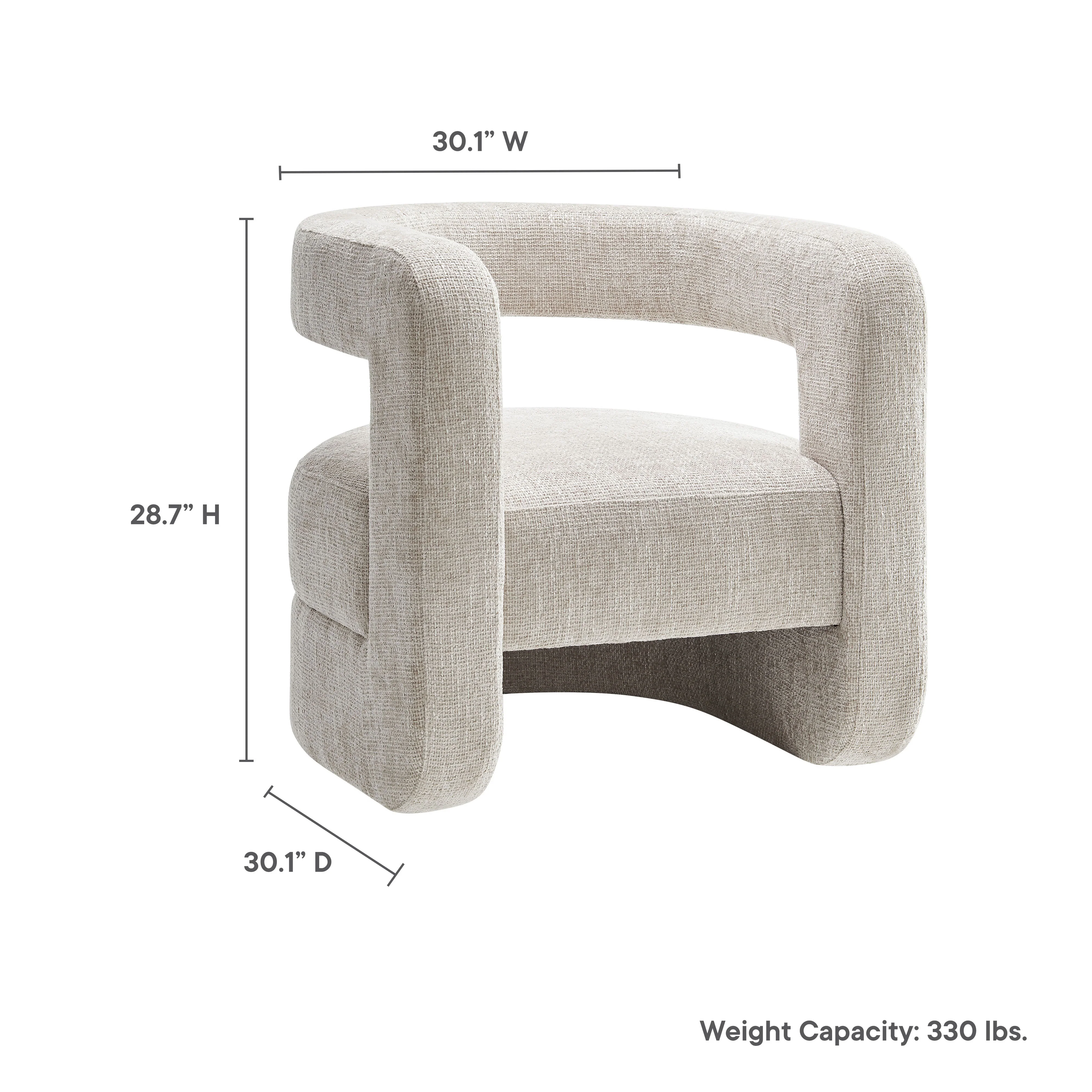 Jaylin Upholstered Chenille Accent Chair by Modway - Image 27
