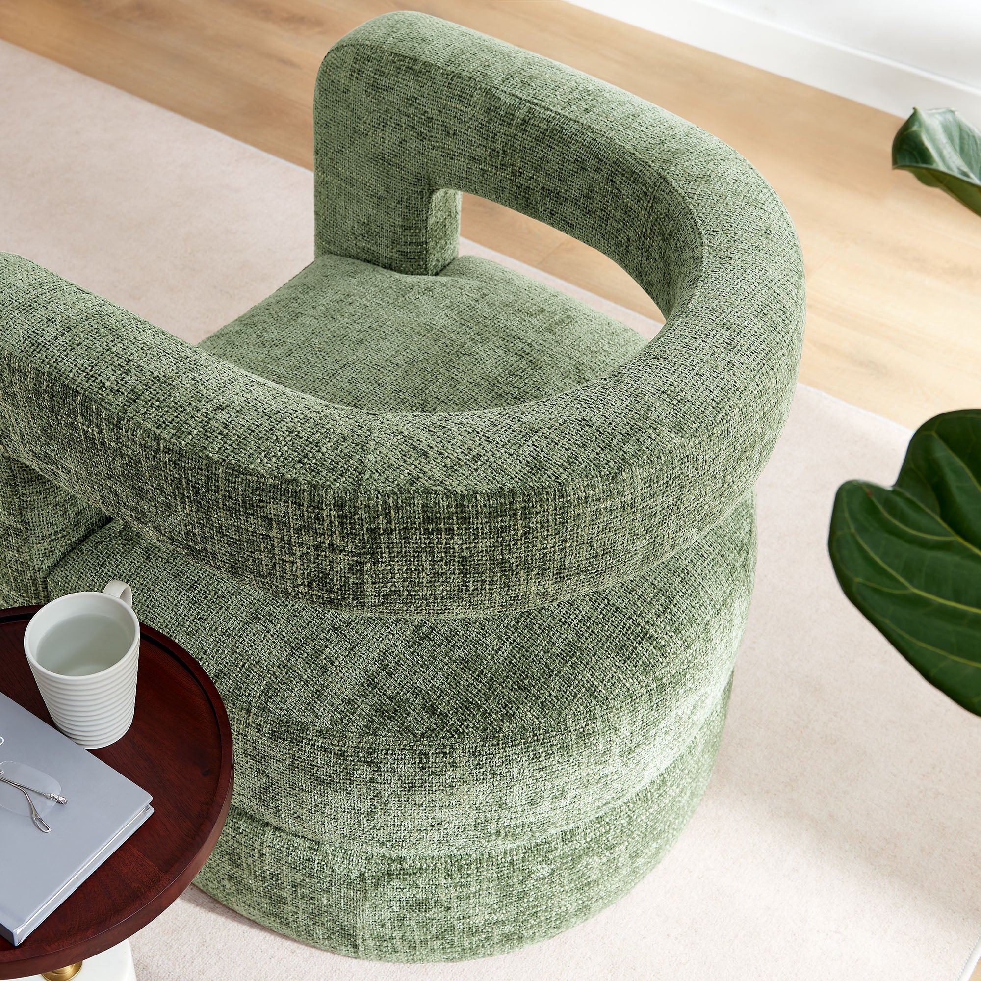 Jaylin Upholstered Chenille Accent Chair by Modway - Image 7
