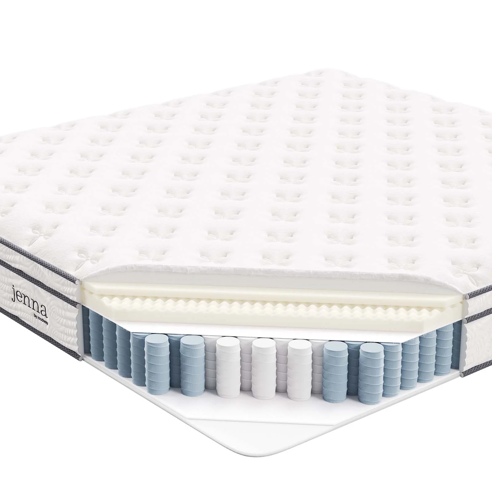 Jenna 12" Innerspring and Foam King Mattress By Modway - MOD-7090 - Image 6