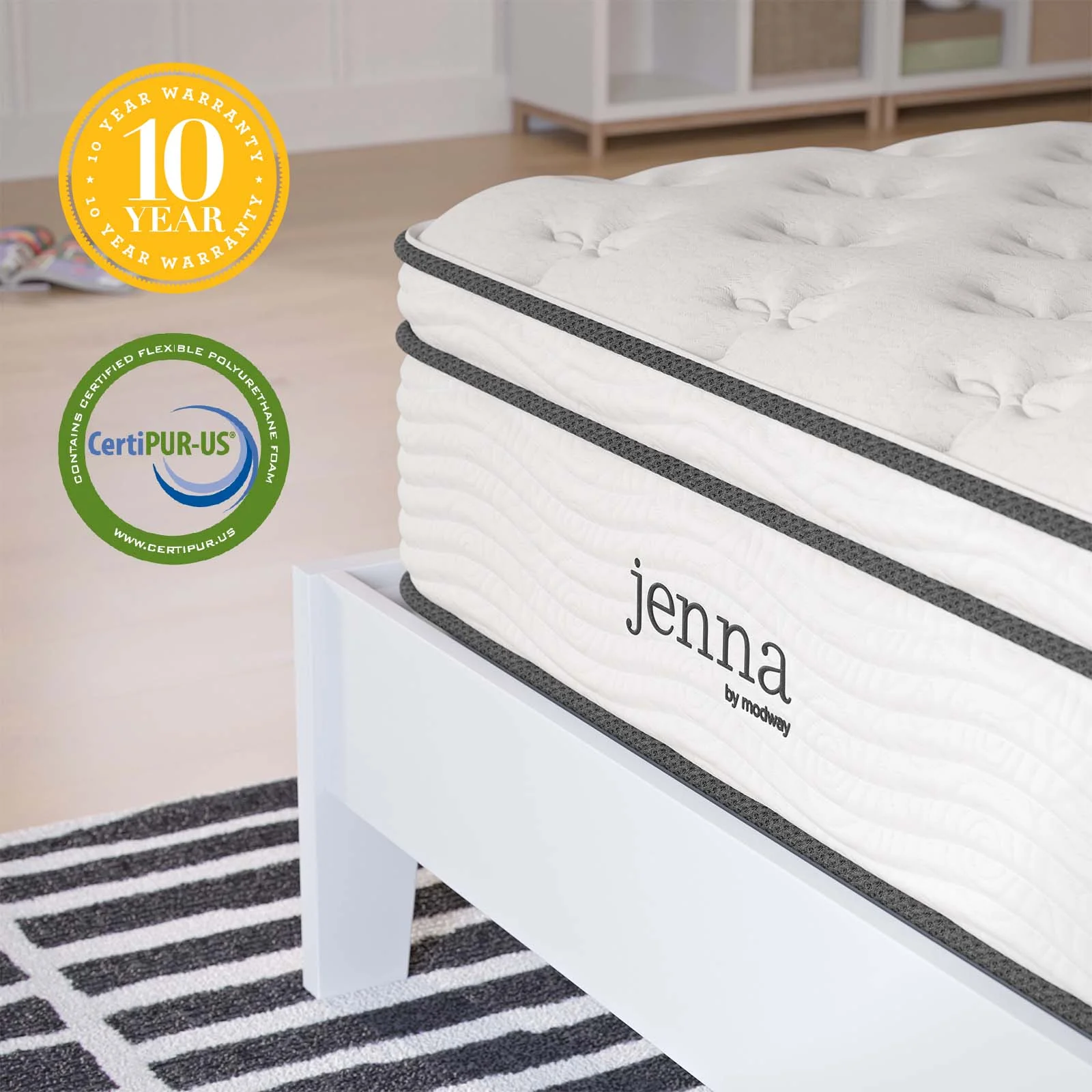 Jenna 12" Innerspring and Foam Twin Mattress By Modway - MOD-7087 - Image 14