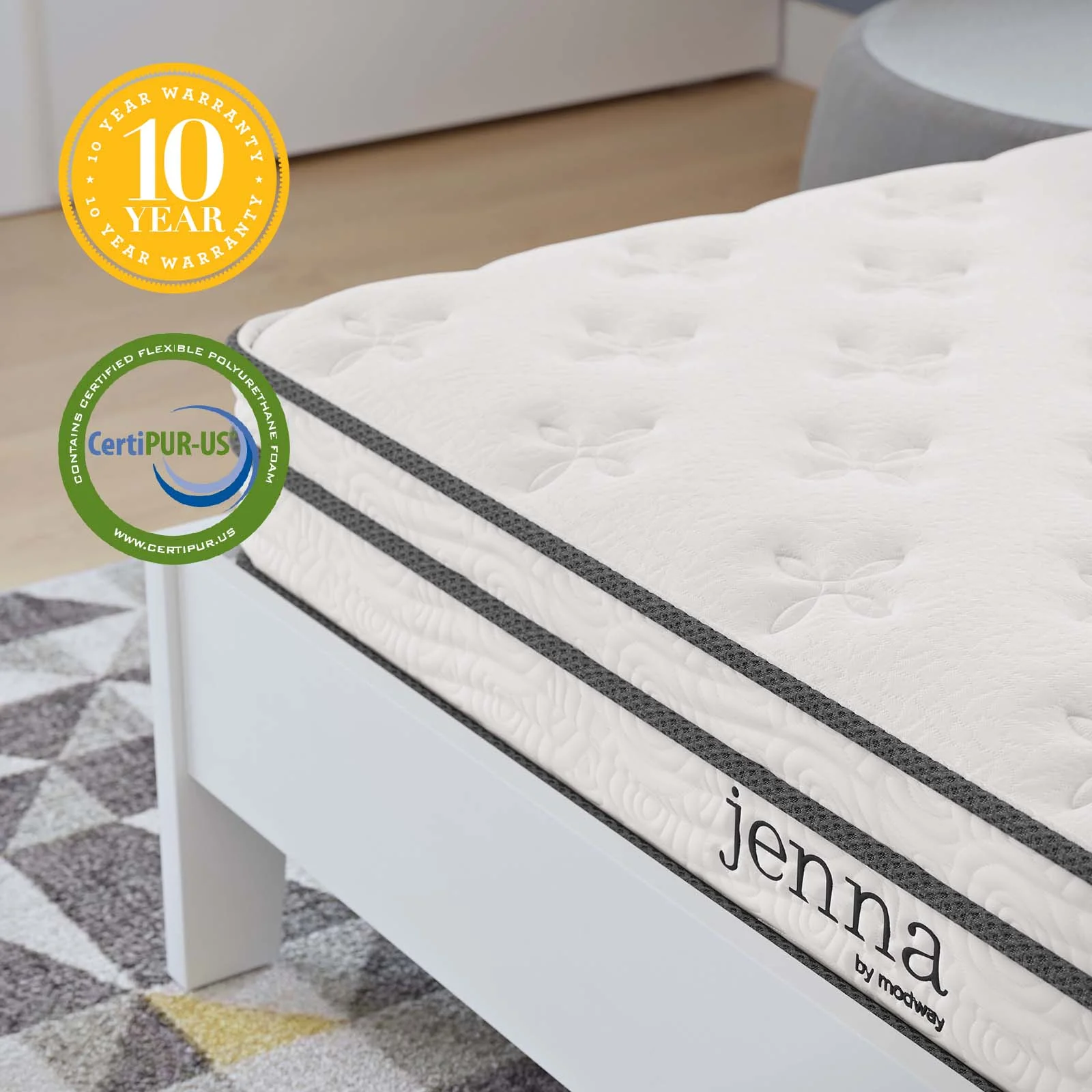 Jenna 6" Innerspring and Foam Full Mattress By Modway - MOD-7094 - Image 14