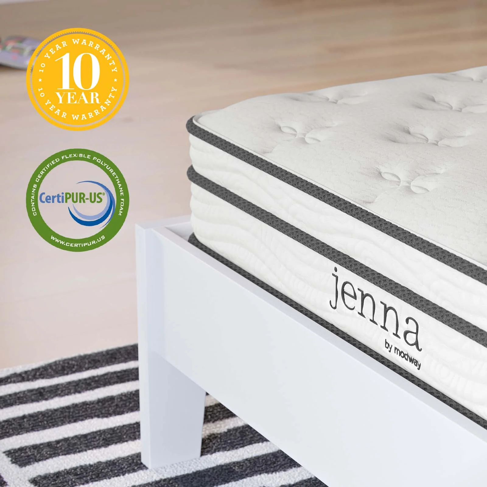 Jenna 6" Innerspring and Foam Twin Mattress By Modway - MOD-7093 - Image 14