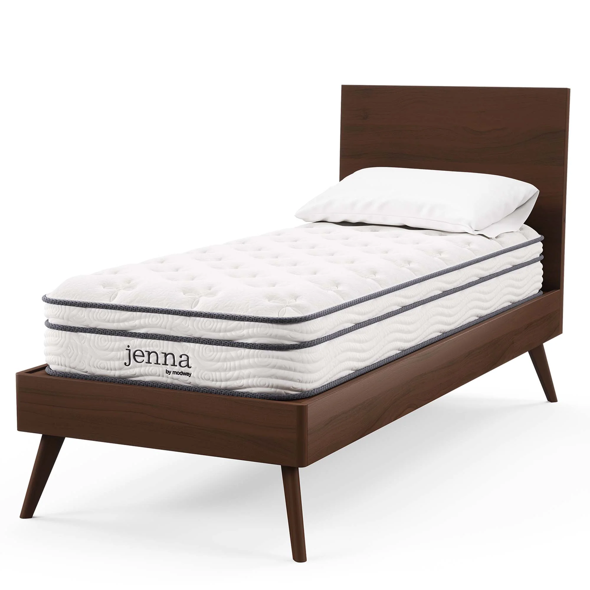 Jenna 8" Innerspring and Foam Narrow Twin Mattress by Modway - Image 12