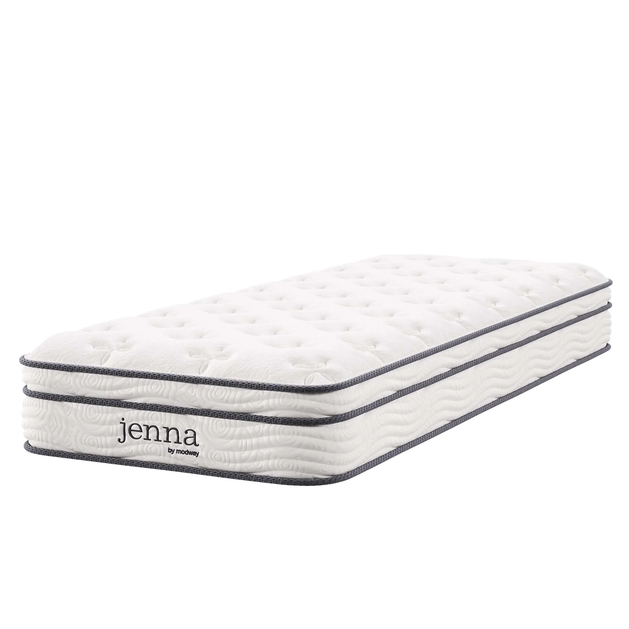 Jenna 8" Innerspring and Foam Narrow Twin Mattress by Modway - Image 3