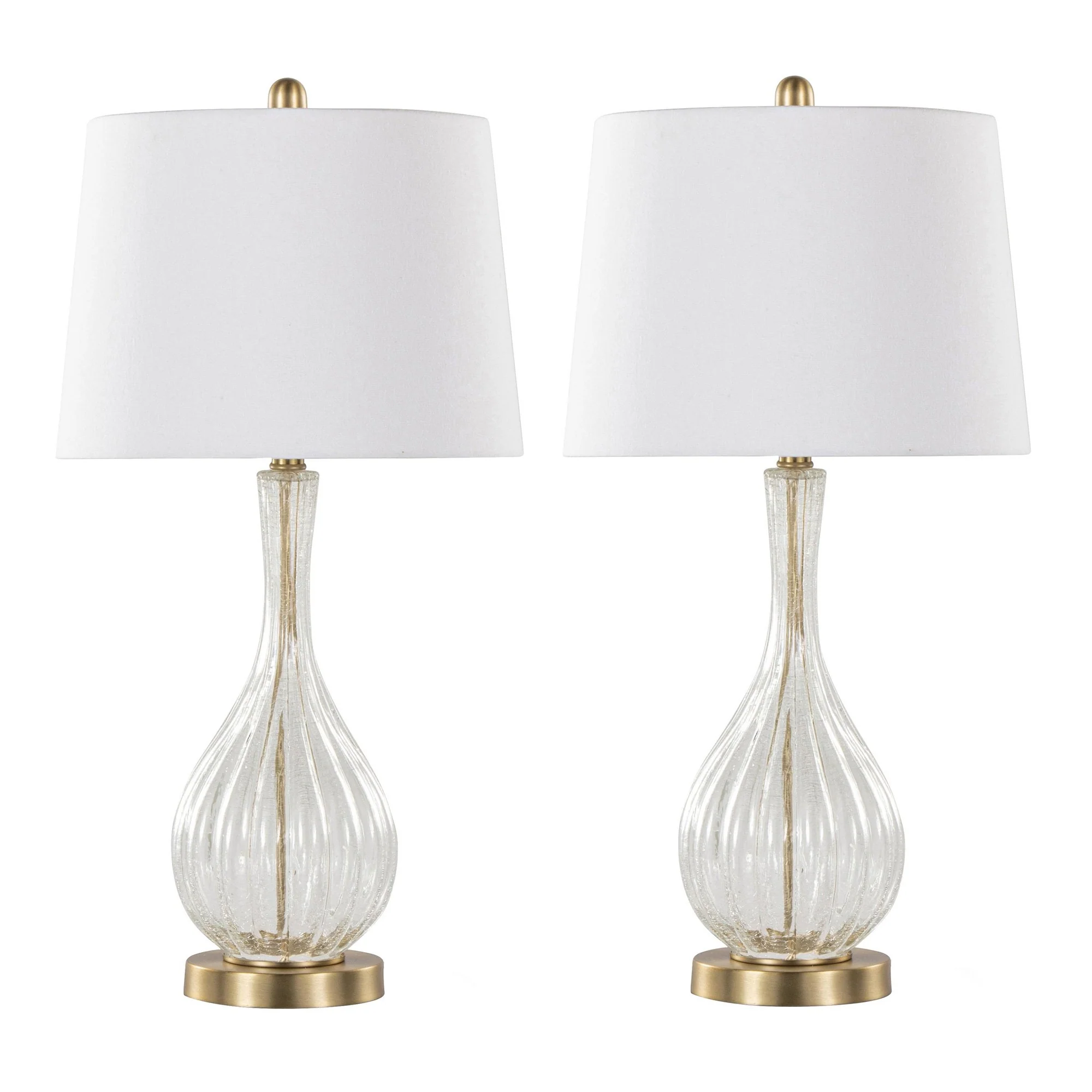 Jenny 27" Glass Table Lamp - Set of 2 By LumiSource - GTG27-JENNY BUBNIW2 - Image 11