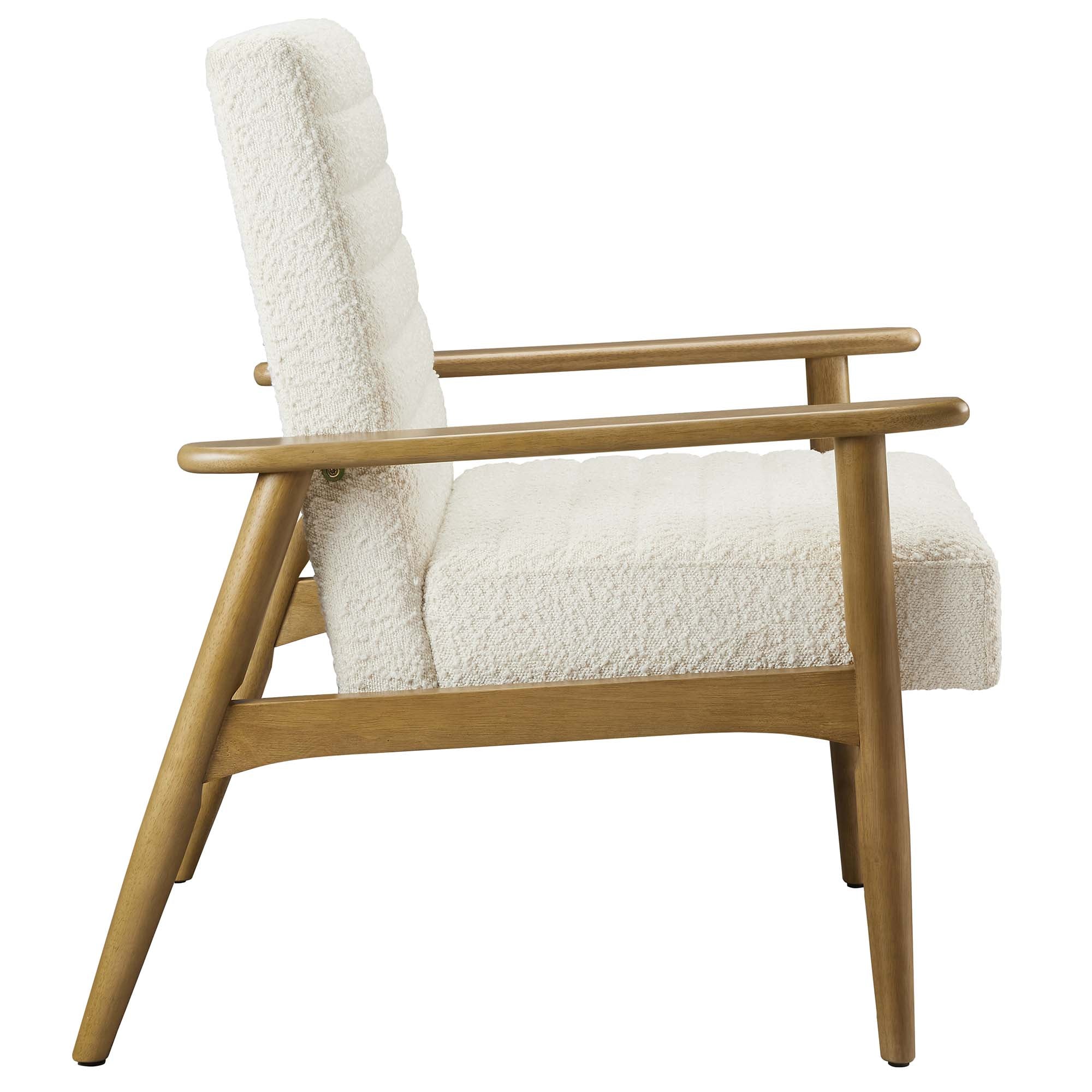Jensen Boucle Fabric Accent Chair by Modway - Image 3
