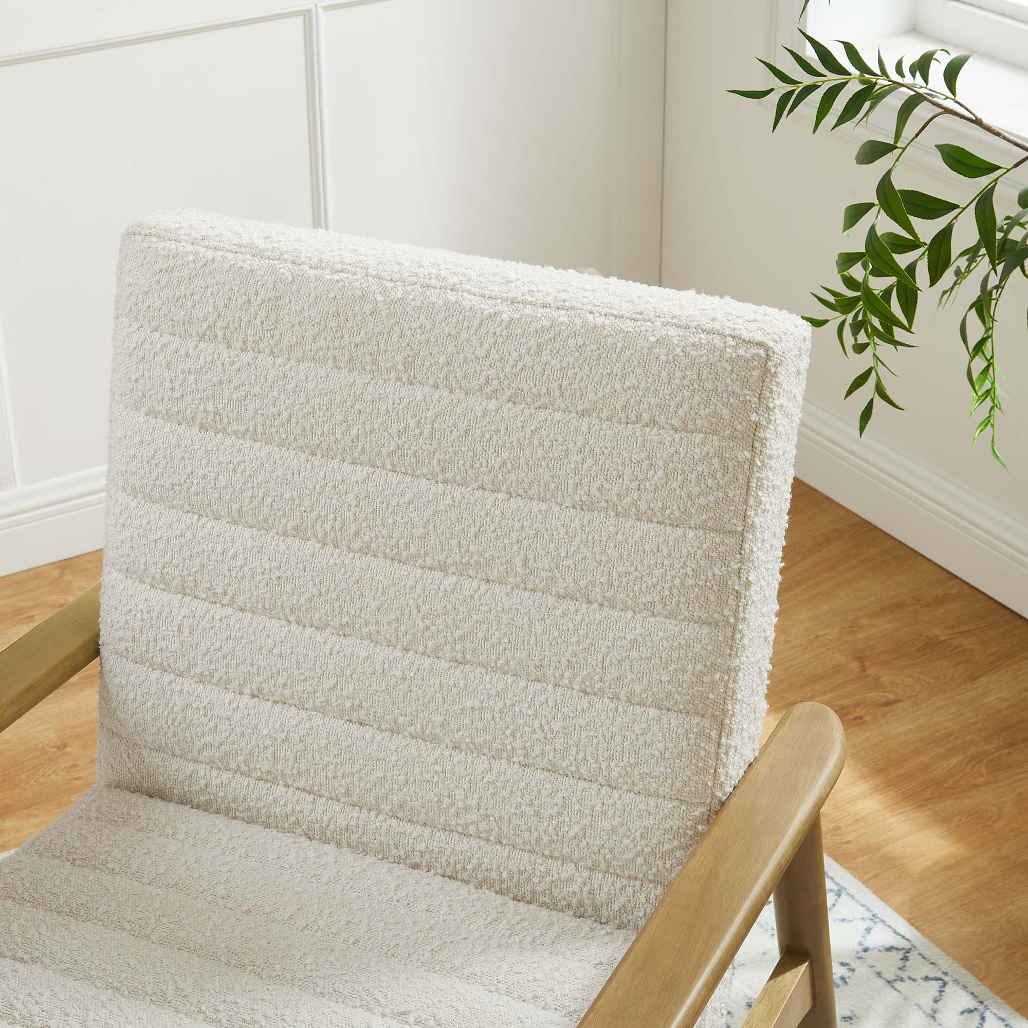 Jensen Boucle Fabric Accent Chair by Modway - Image 9