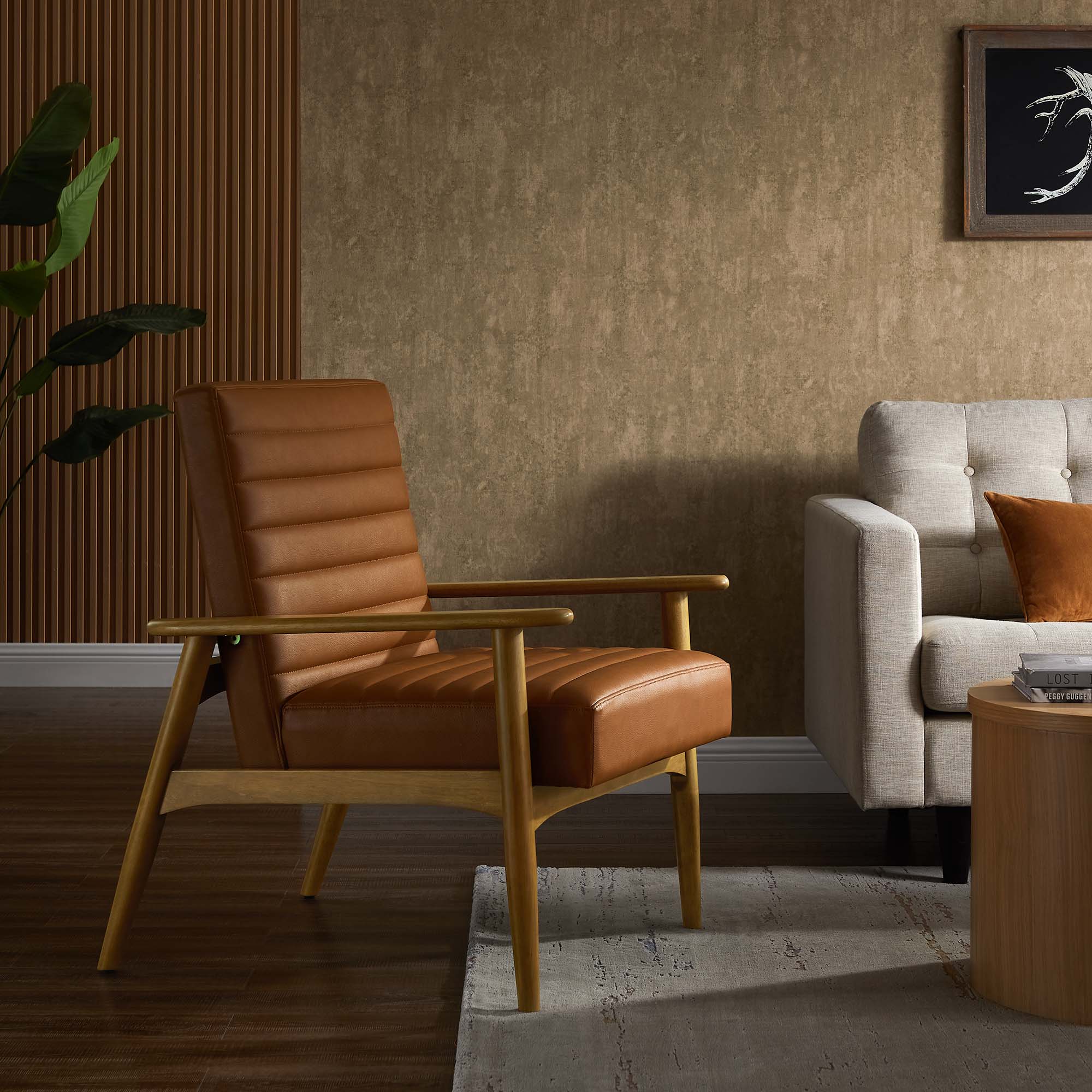 Jensen Vegan Leather Accent Chair by Modway - Image 10