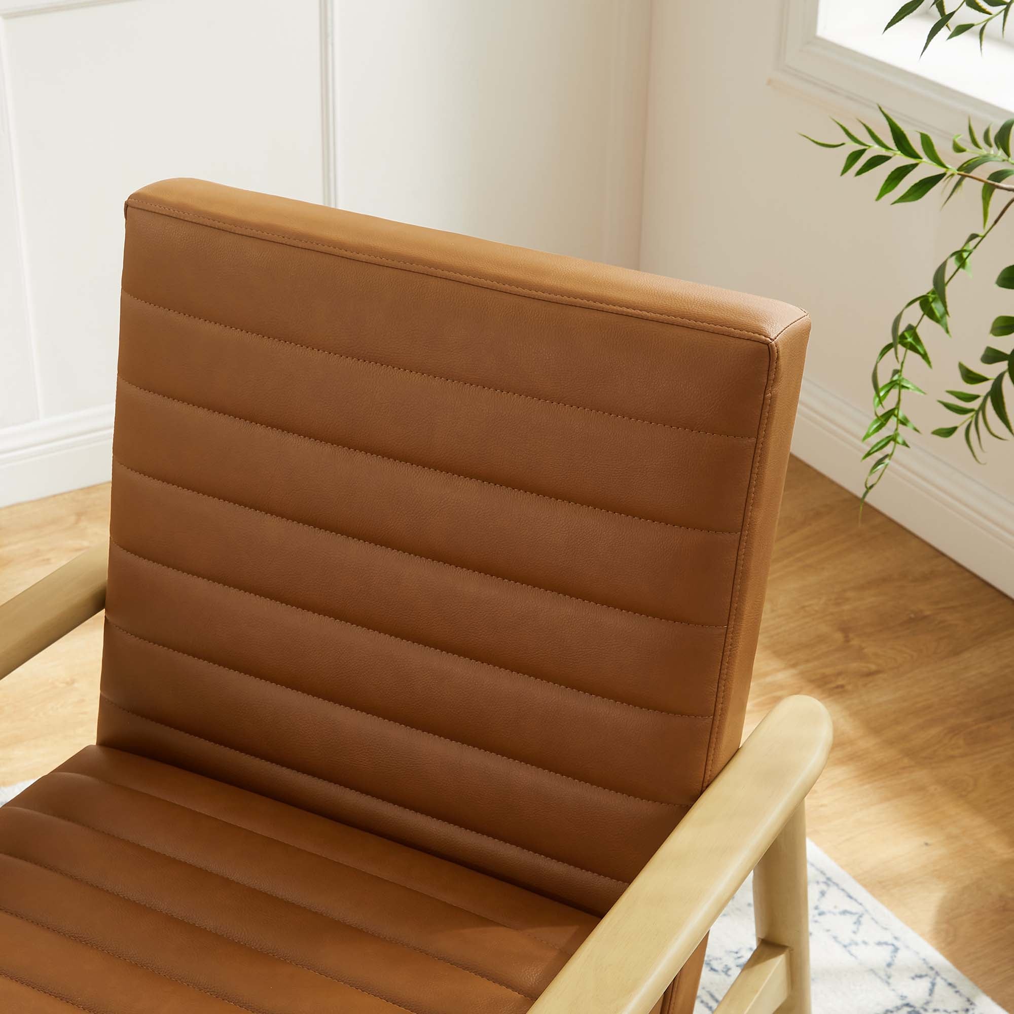 Jensen Vegan Leather Accent Chair by Modway - Image 18