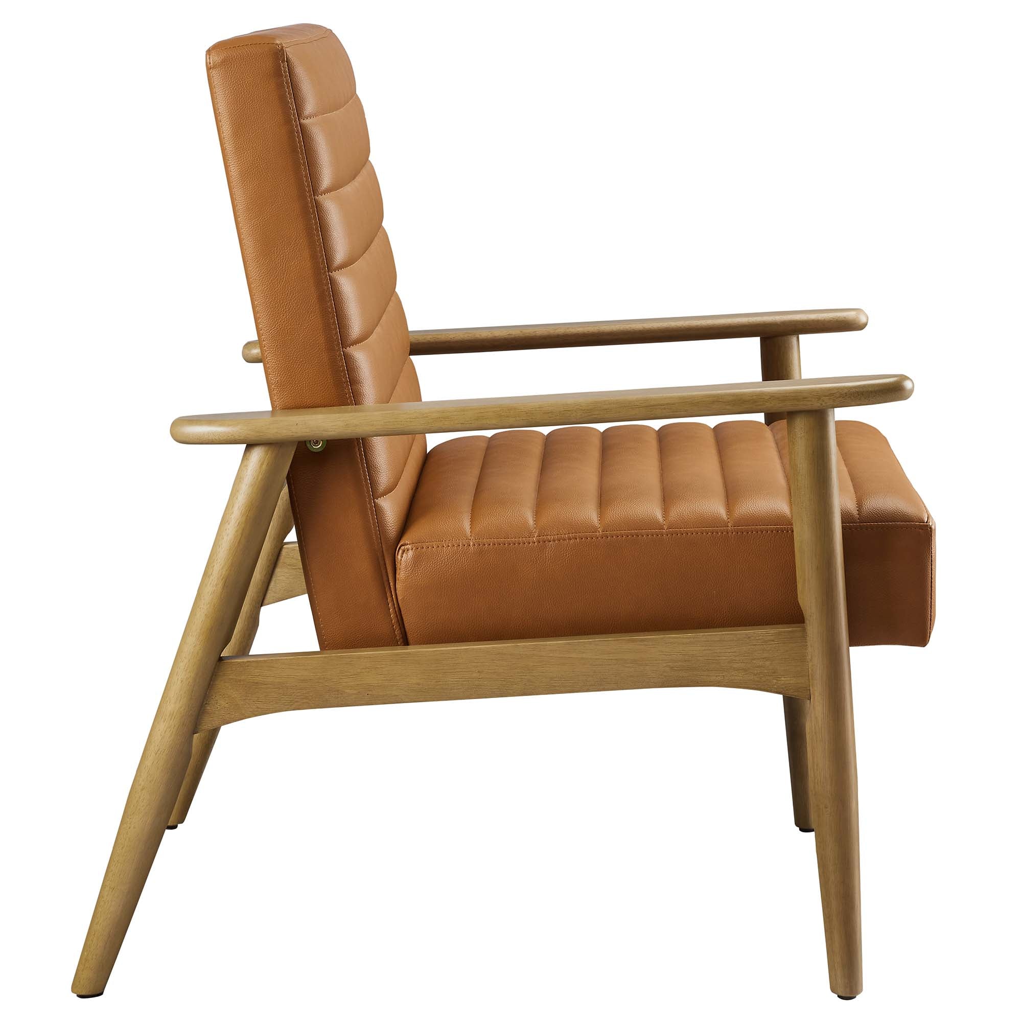 Jensen Vegan Leather Accent Chair by Modway - Image 3