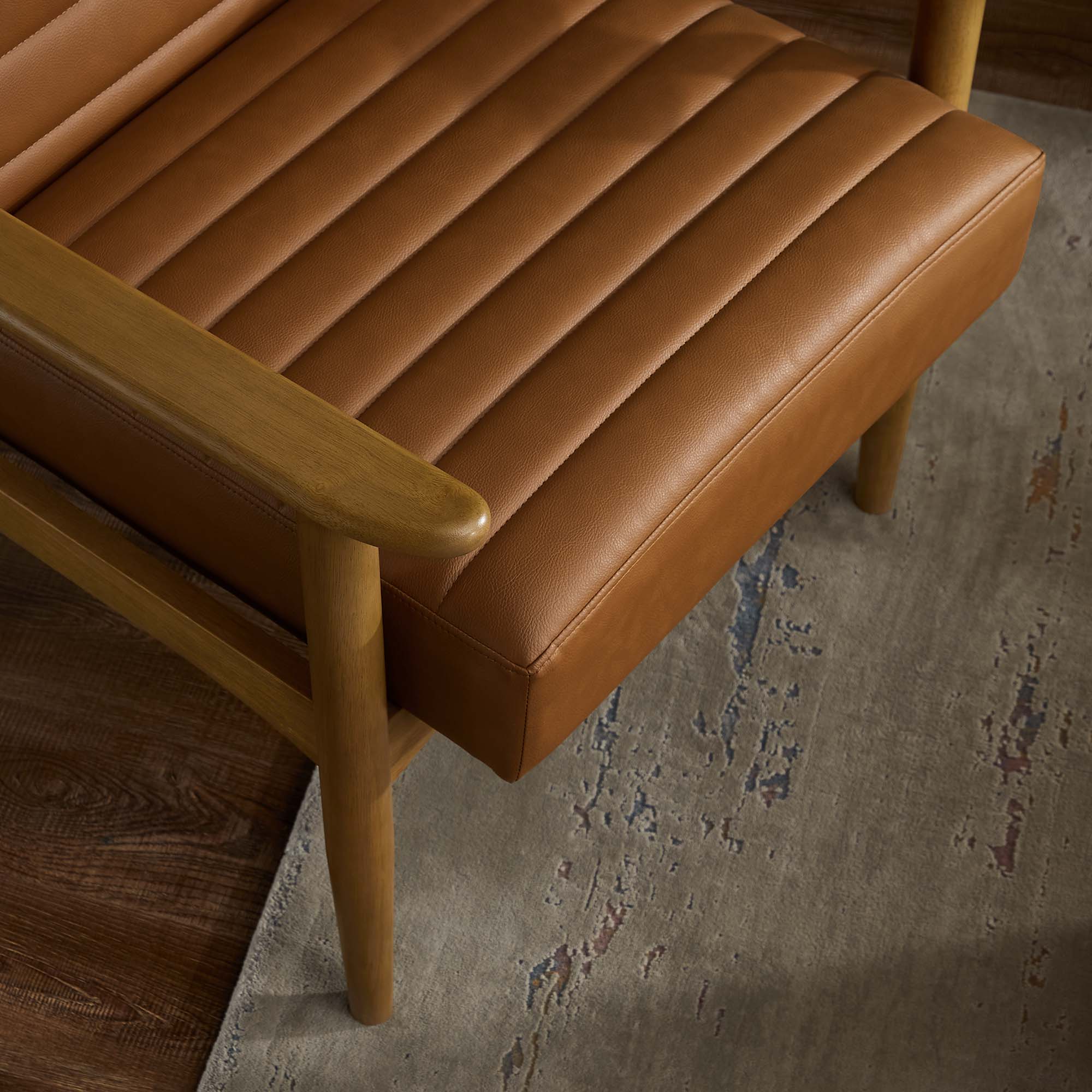 Jensen Vegan Leather Accent Chair by Modway - Image 9
