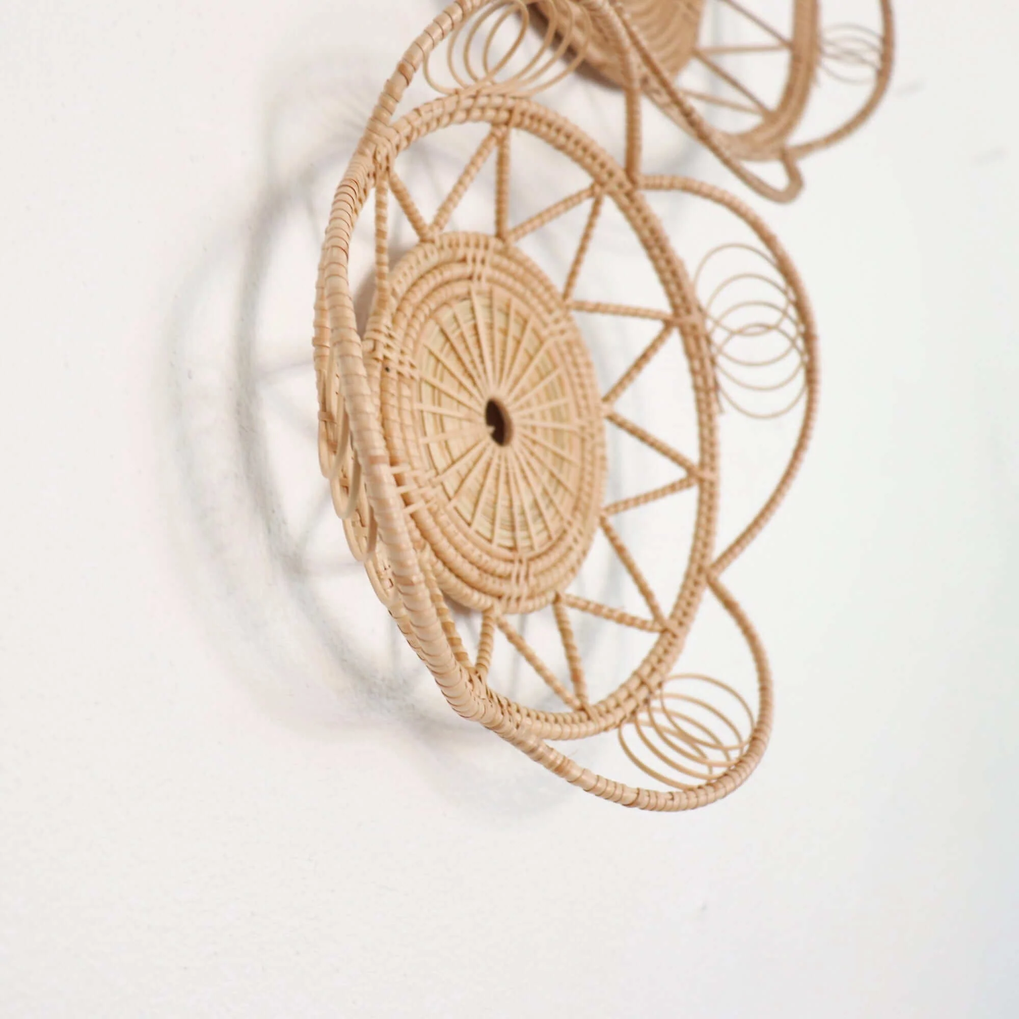 Ji Rat -  Rattan Wall Hanging DeCor (Set Of 3) By Thaihome - Image 3