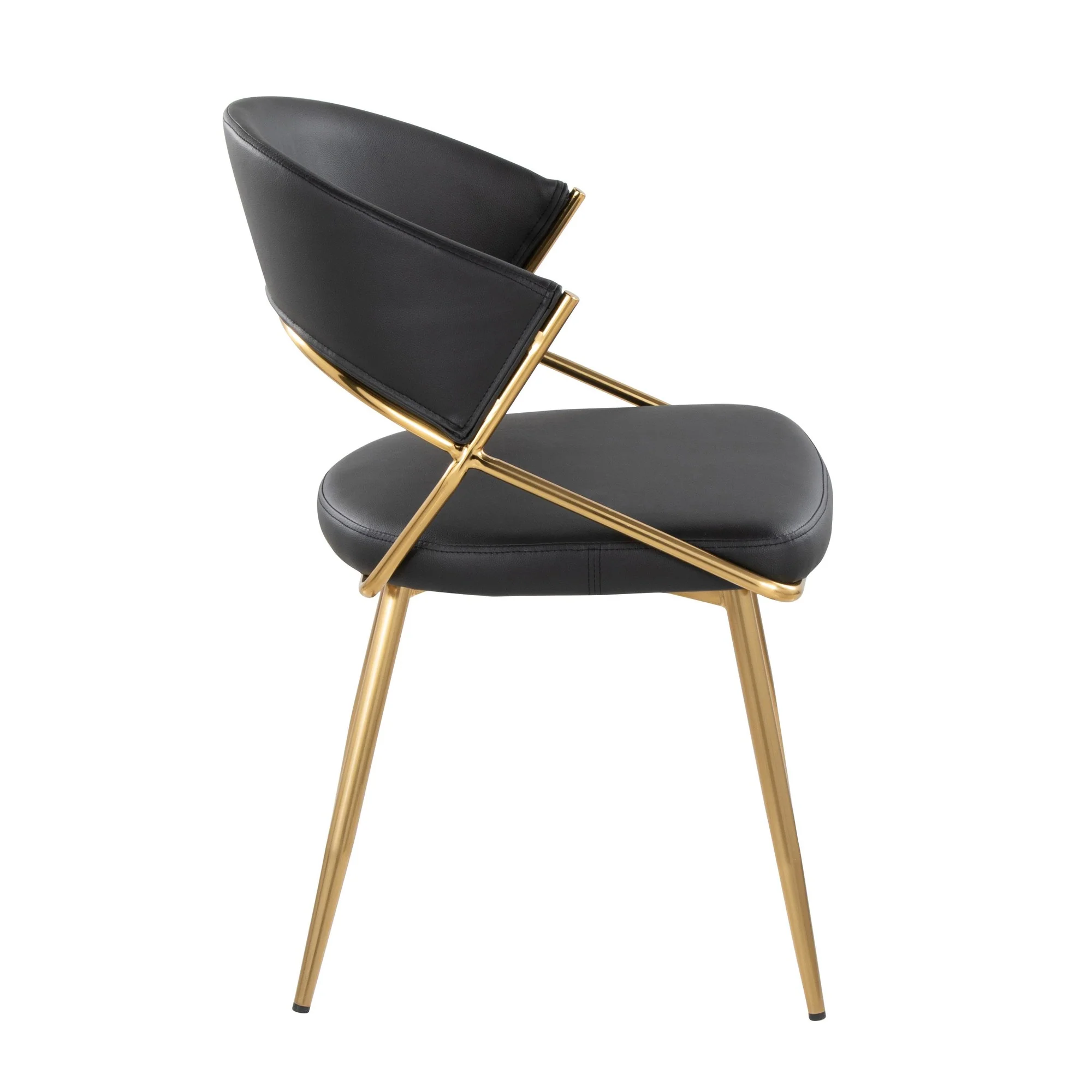 Jie Dining Chair - Set of 2 By LumiSource - DC-JIEPU AUBK2 - Image 4