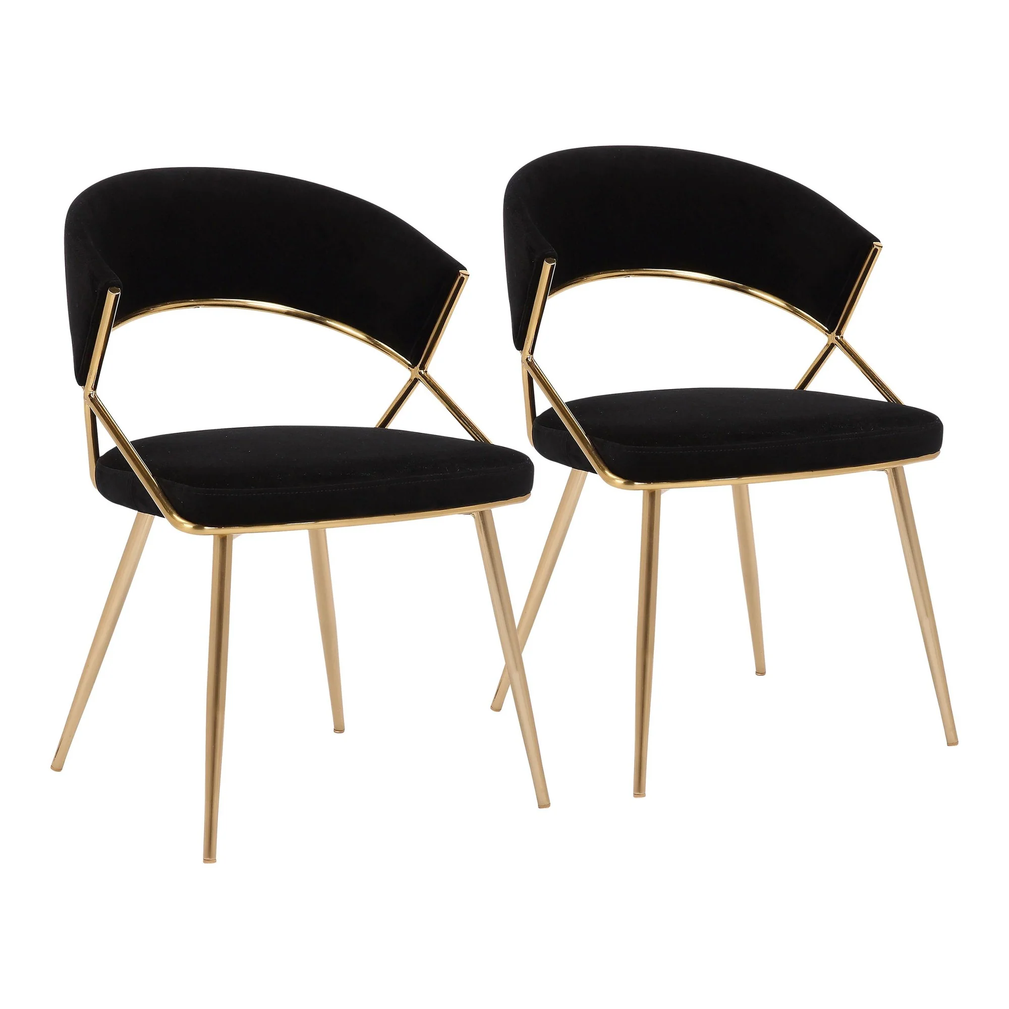 Jie Dining Chair - Set of 2 Black By LumiSource - Image 2