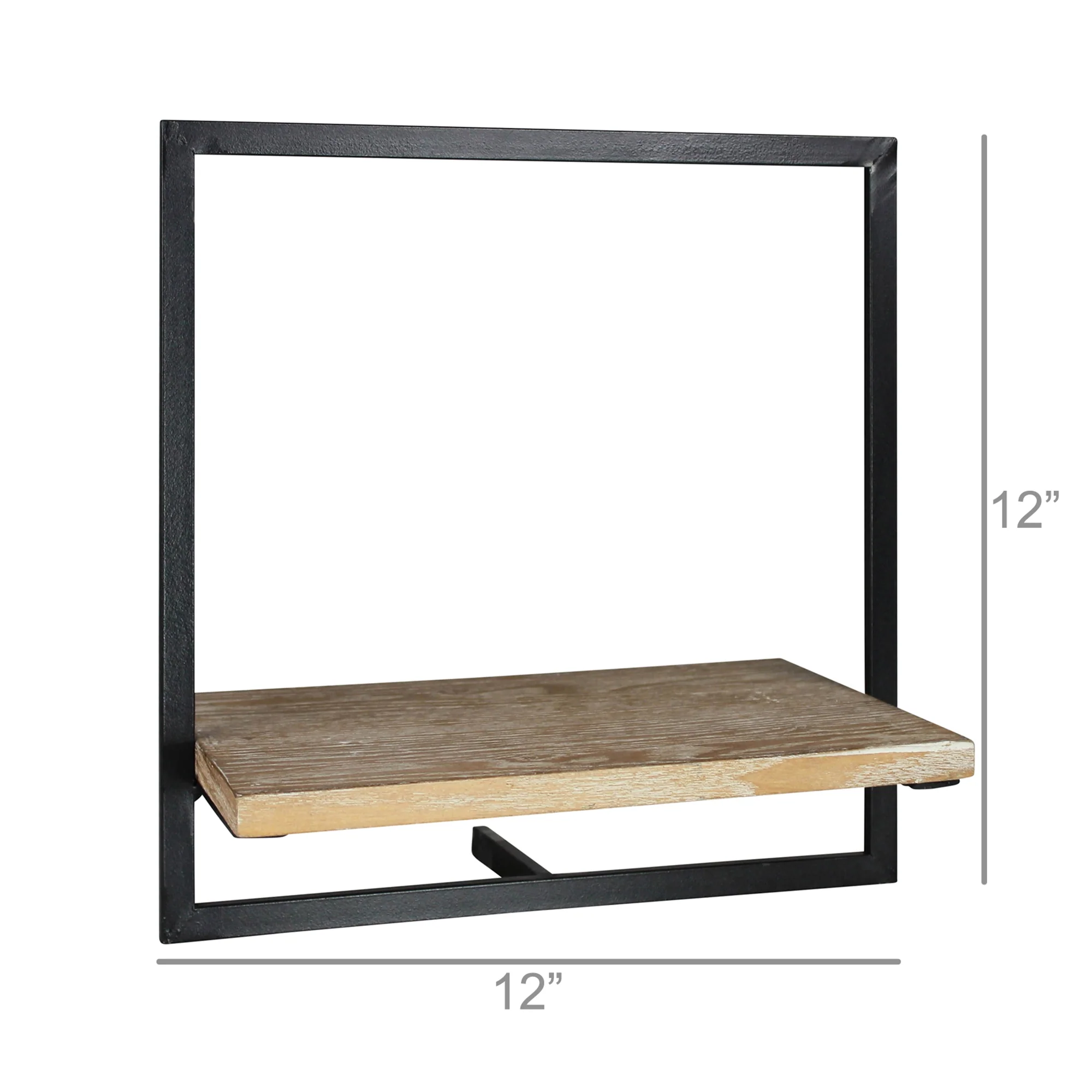 Jonas Shelf, Wood & Iron - Small Set Of 4 By HomArt - Image 2