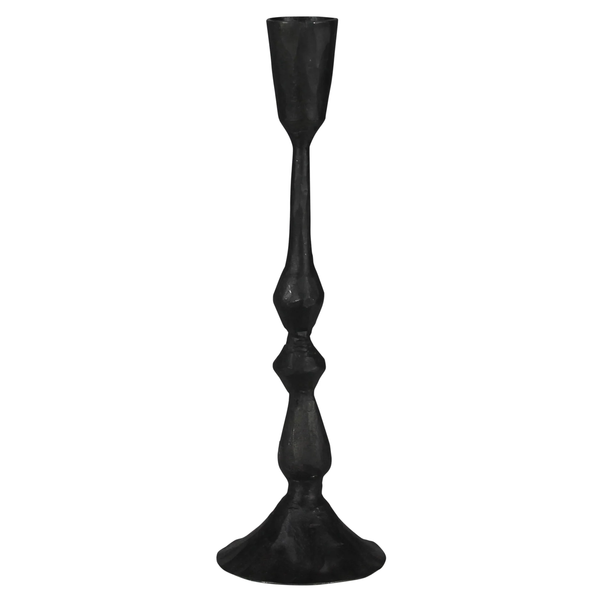 Jones Taper Holder, Metal, Black Set Of 2 By HomArt - Image 2