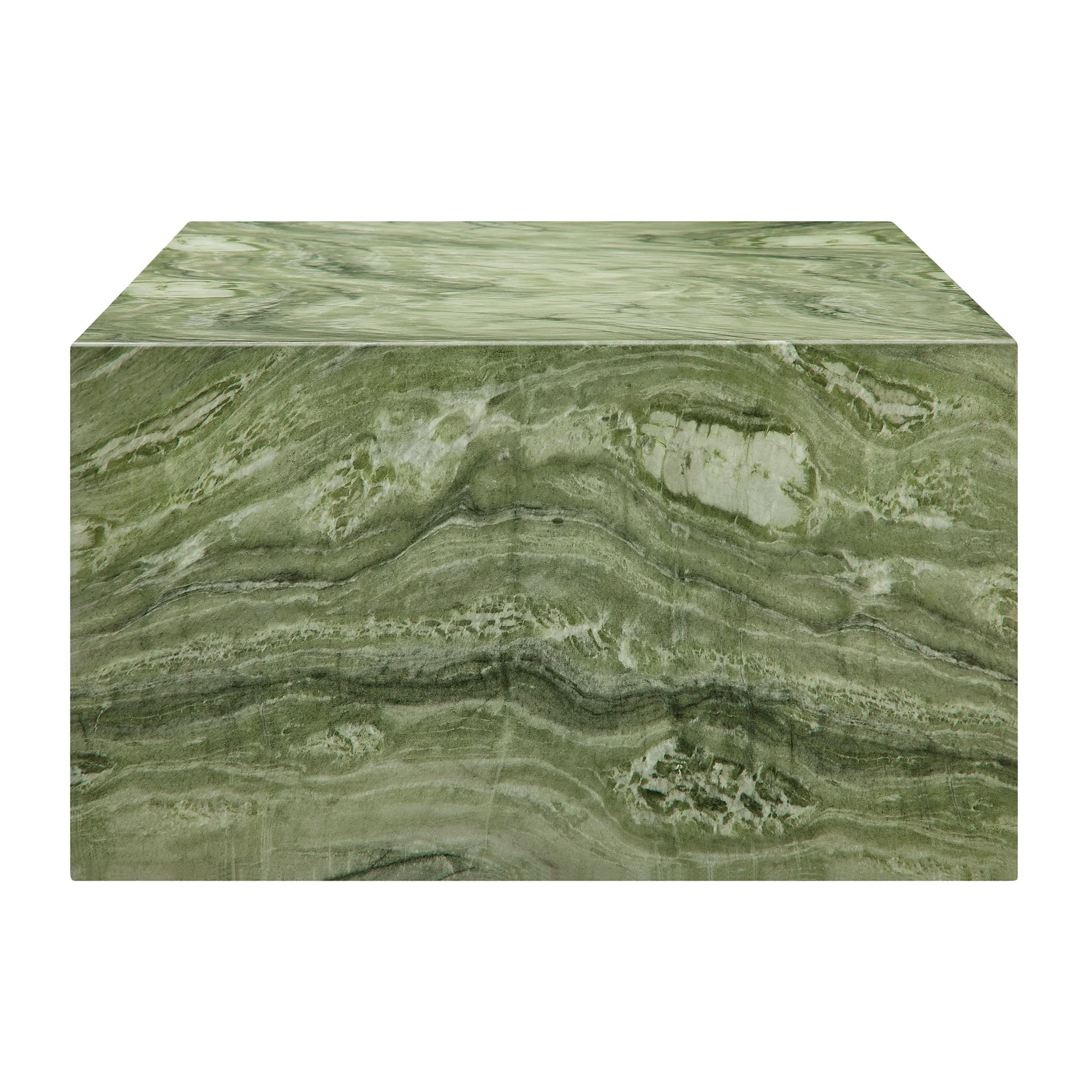 Jordana Square Plinth Indoor - Outdoor Patio Concrete Coffee Table by Modway - Image 3