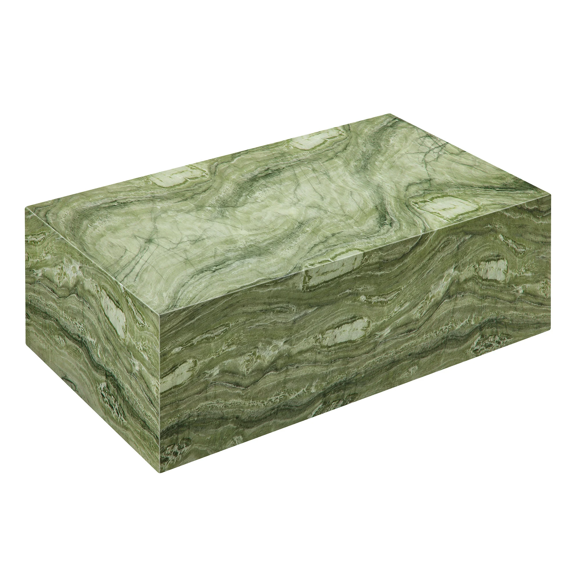 Jordana Square Plinth Indoor - Outdoor Patio Concrete Coffee Table by Modway - Image 4