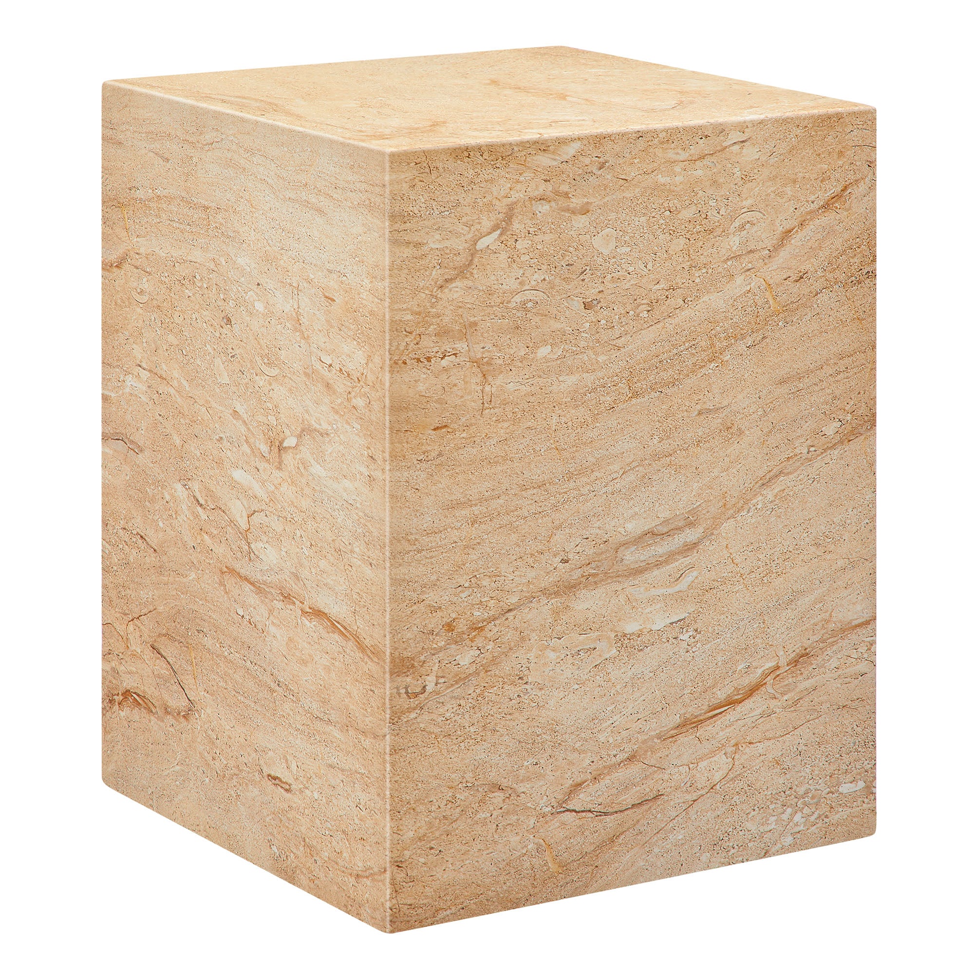 Jordana Square Plinth Indoor - Outdoor Patio Concrete Side Table by Modway - Image 11