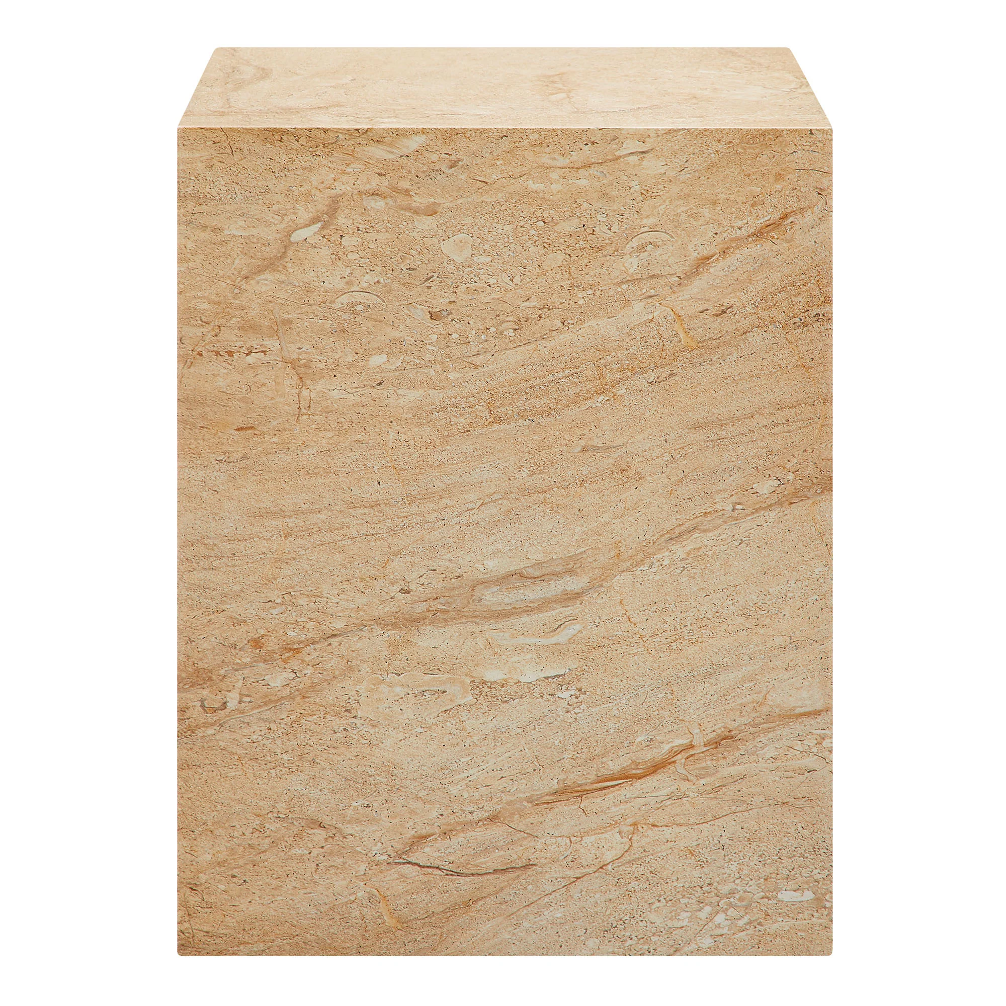 Jordana Square Plinth Indoor - Outdoor Patio Concrete Side Table by Modway - Image 12