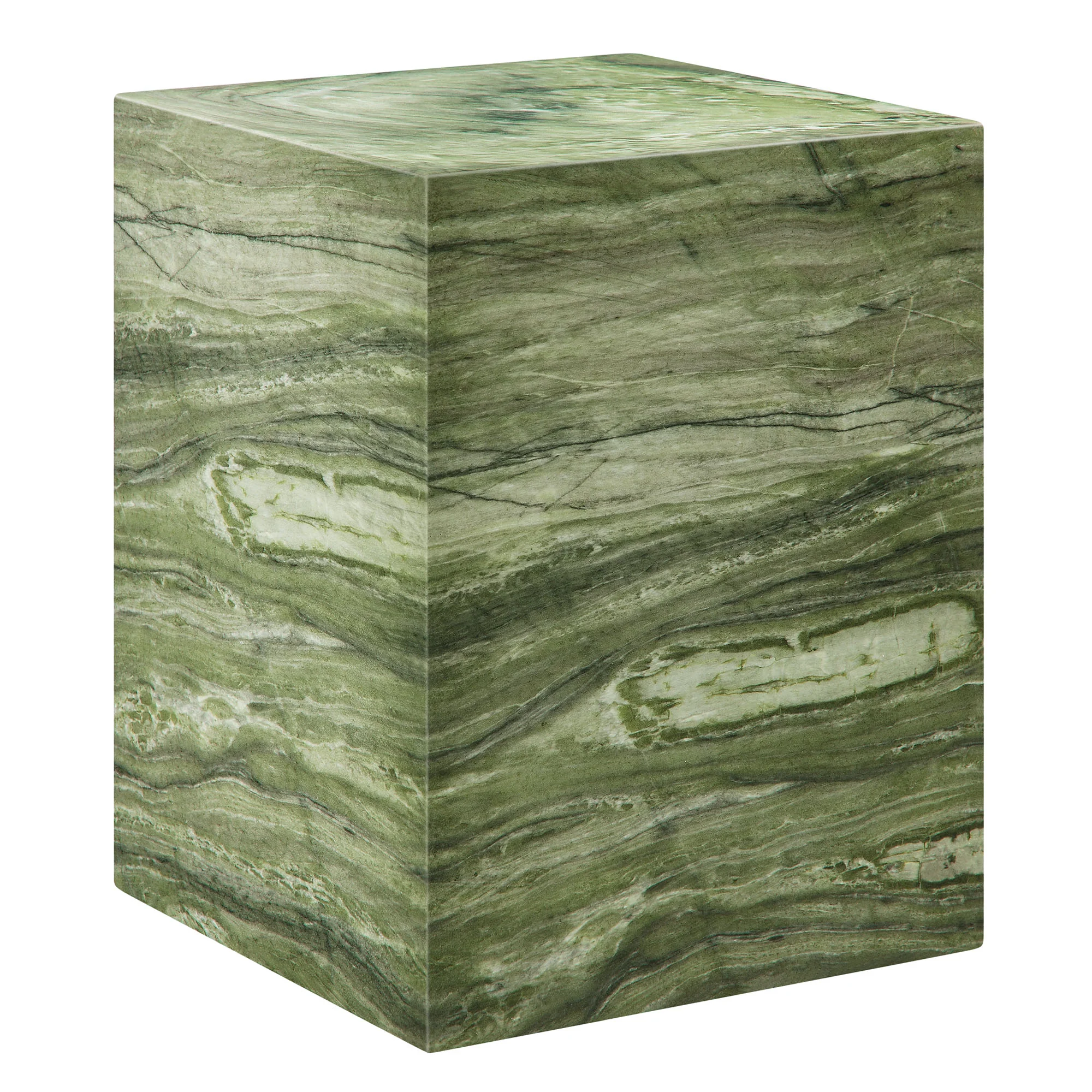 Jordana Square Plinth Indoor - Outdoor Patio Concrete Side Table by Modway - Image 2