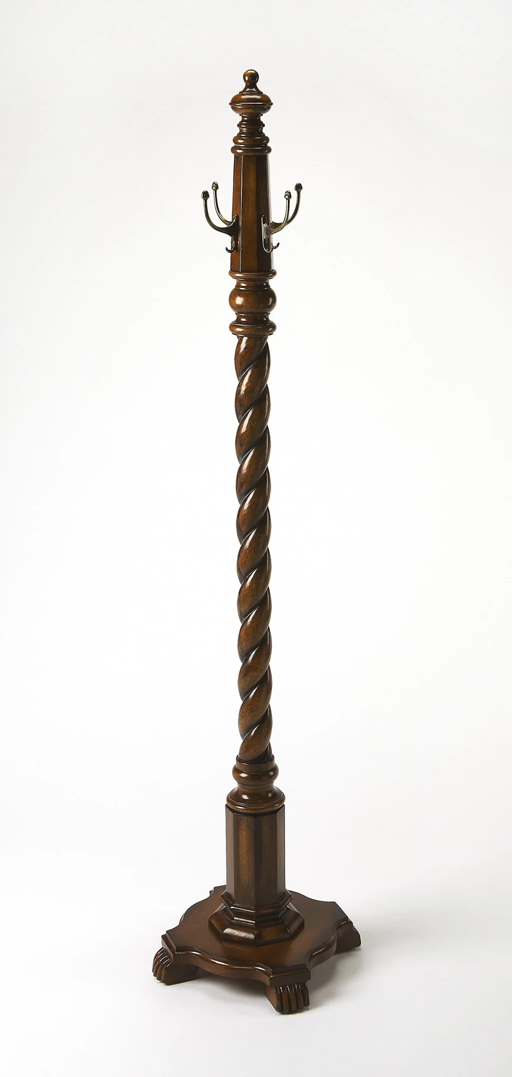 Joshua Vintage Oak Costumer By Homeroots - Image 2
