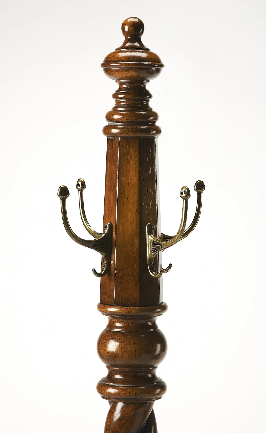 Joshua Vintage Oak Costumer By Homeroots - Image 4