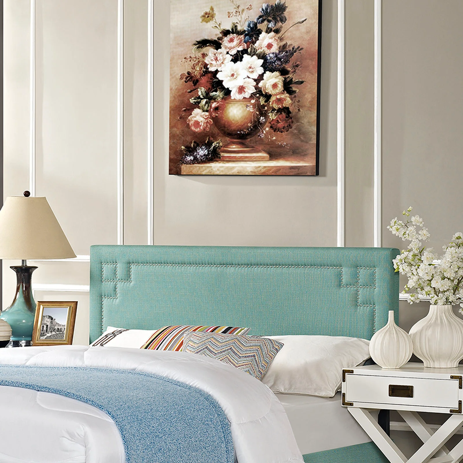 Josie King Upholstered Fabric Headboard By Modway - MOD-5404 - Image 5