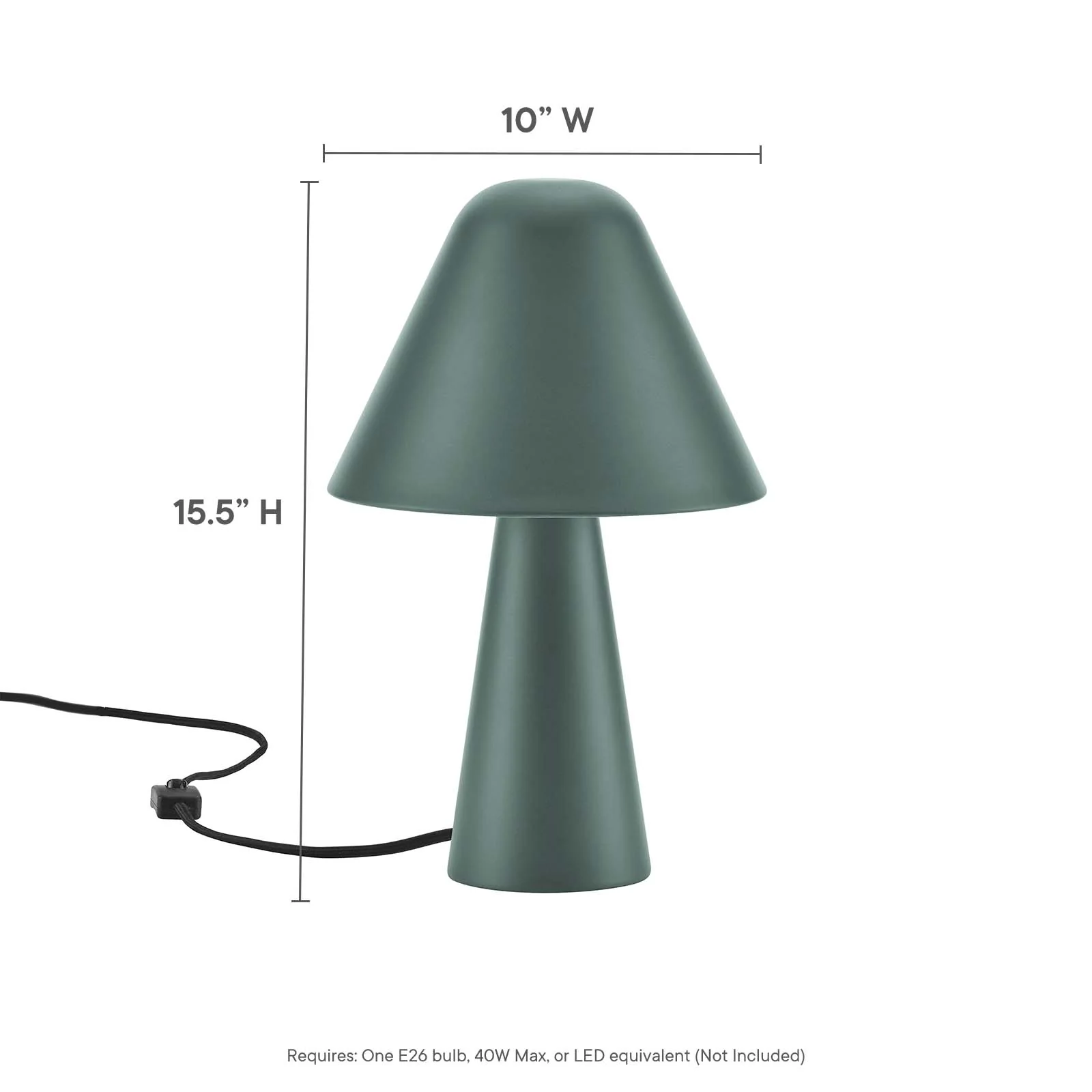 Jovial Metal Mushroom Table Lamp By Modway - EEI-6529 - Image 15