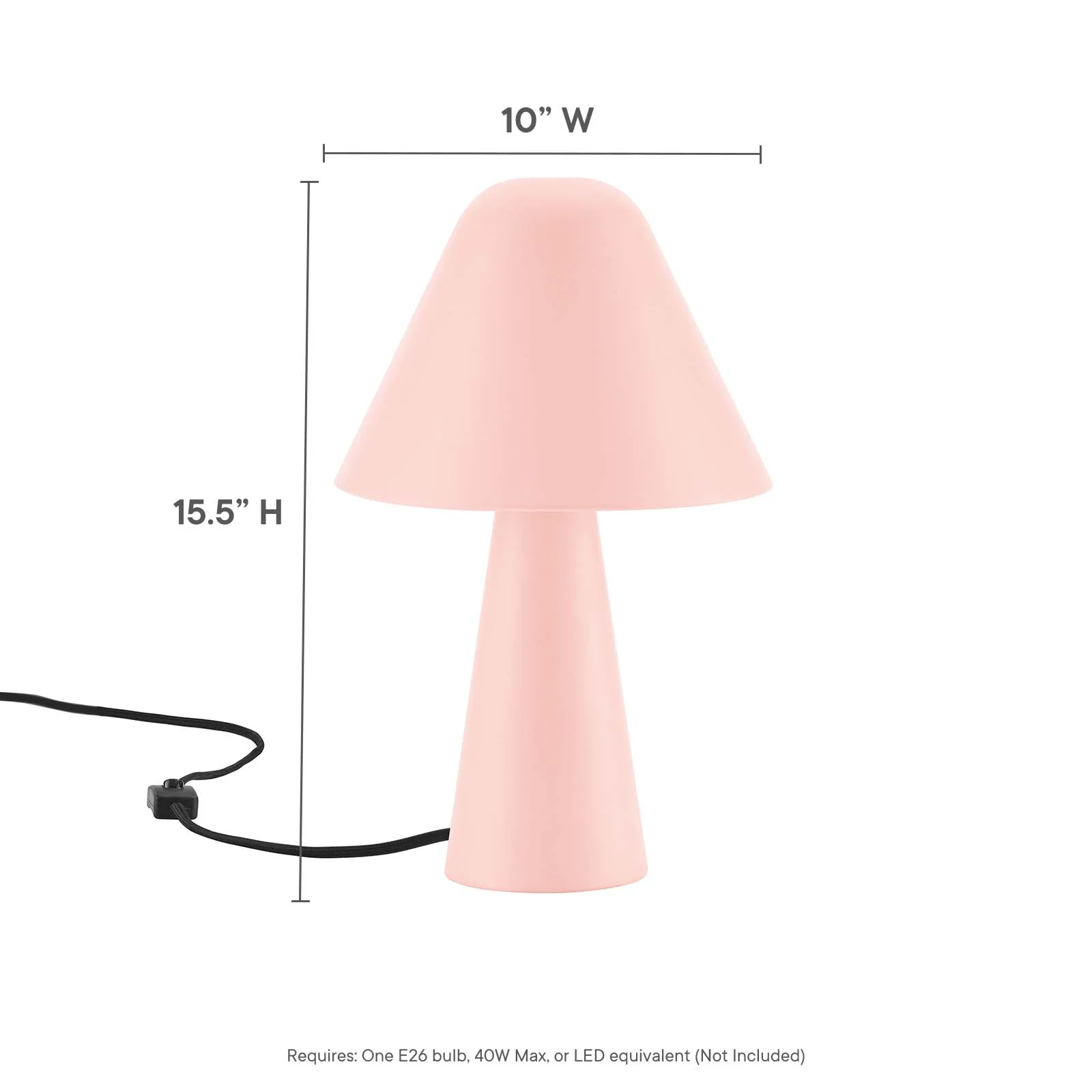 Jovial Metal Mushroom Table Lamp By Modway - EEI-6529 - Image 23
