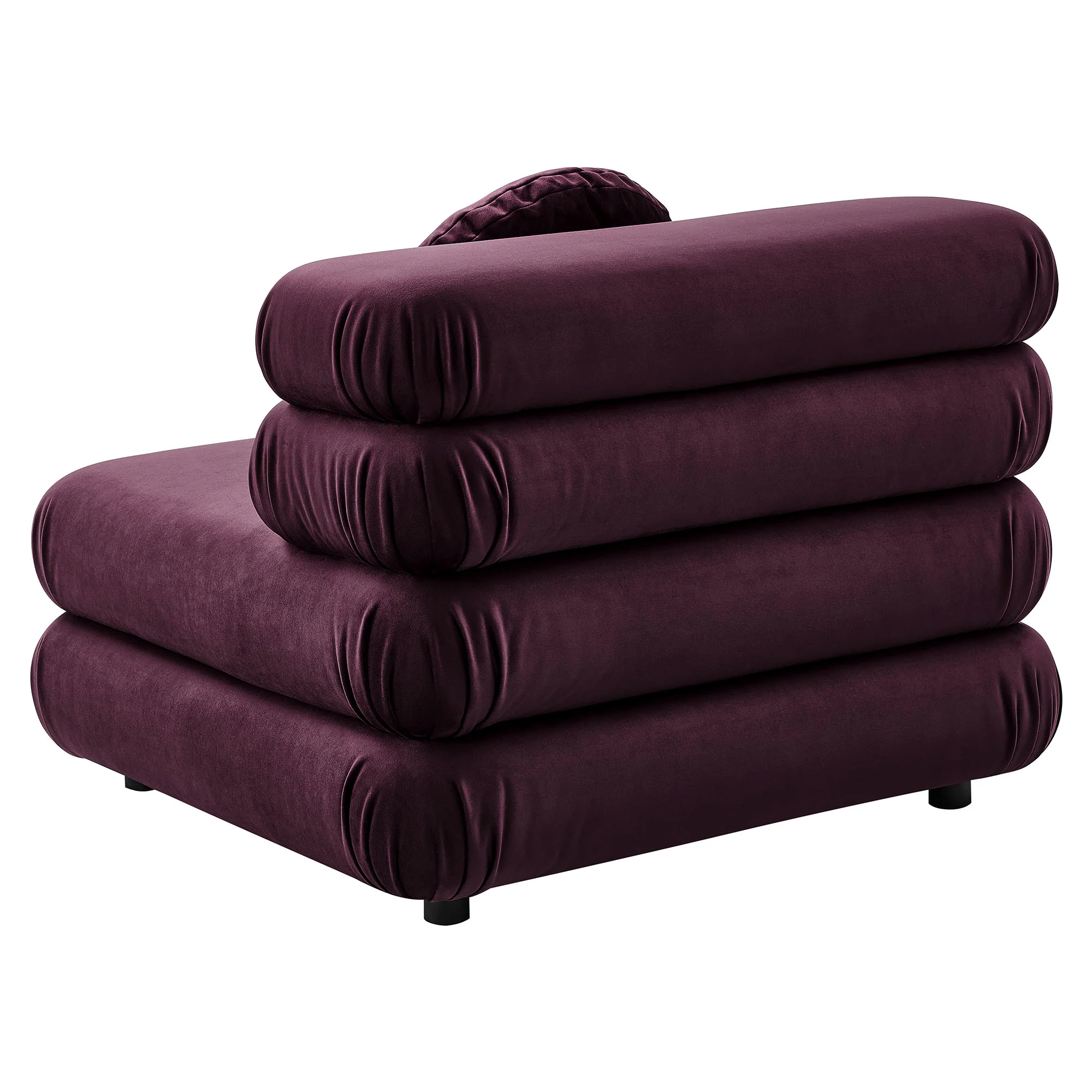 Jubilee Modular Performance Velvet Armless Chair by Modway - Image 14