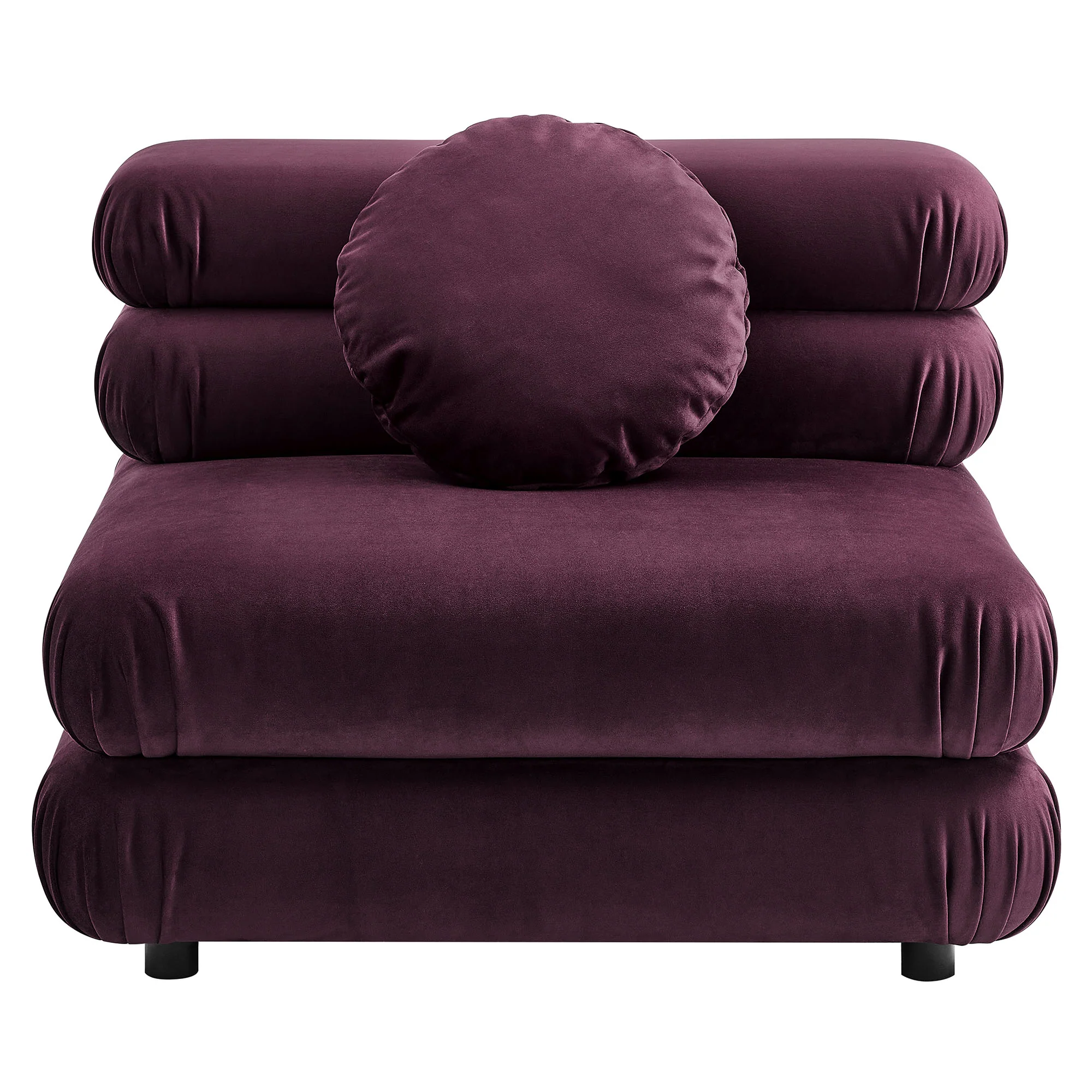 Jubilee Modular Performance Velvet Armless Chair by Modway - Image 15