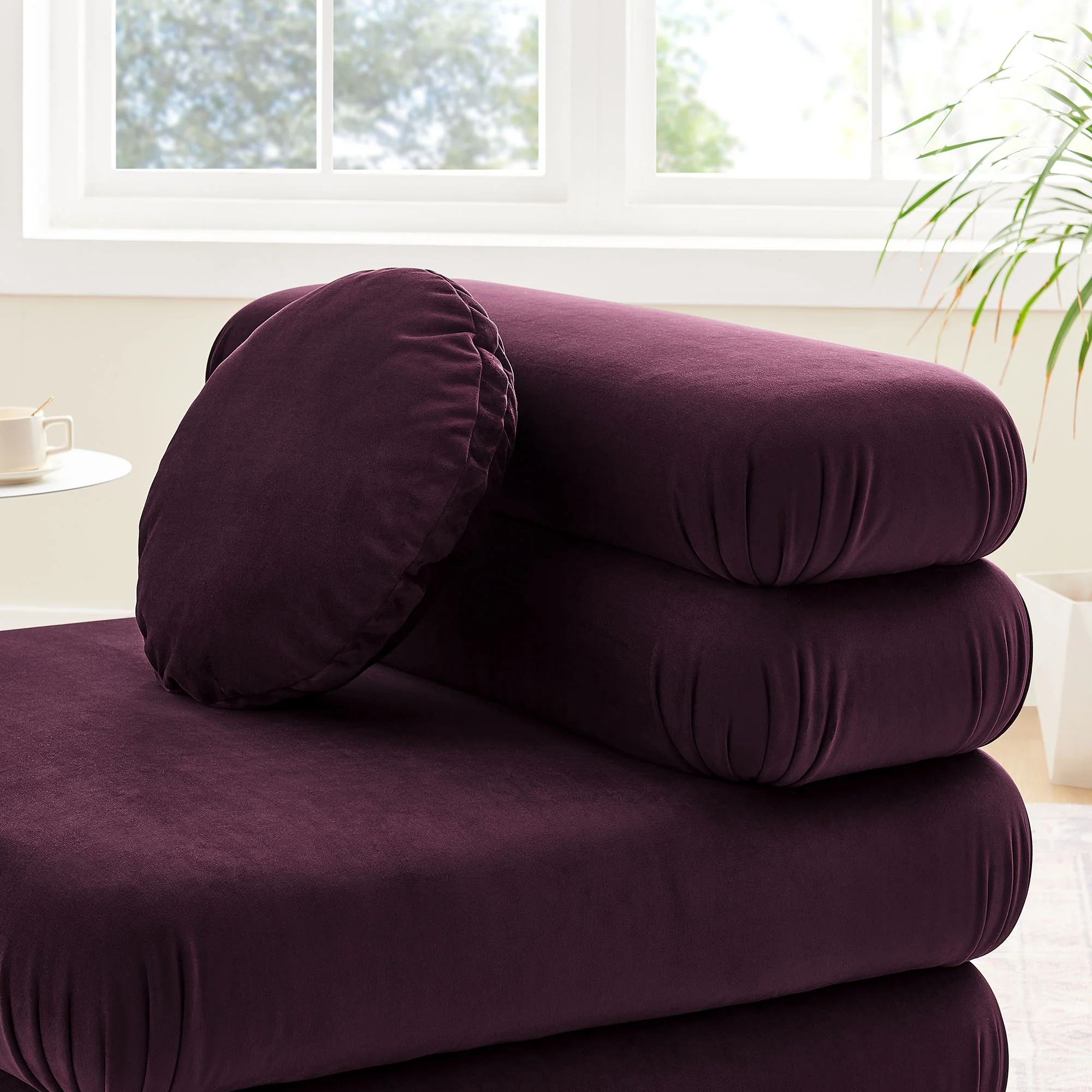 Jubilee Modular Performance Velvet Armless Chair by Modway - Image 17