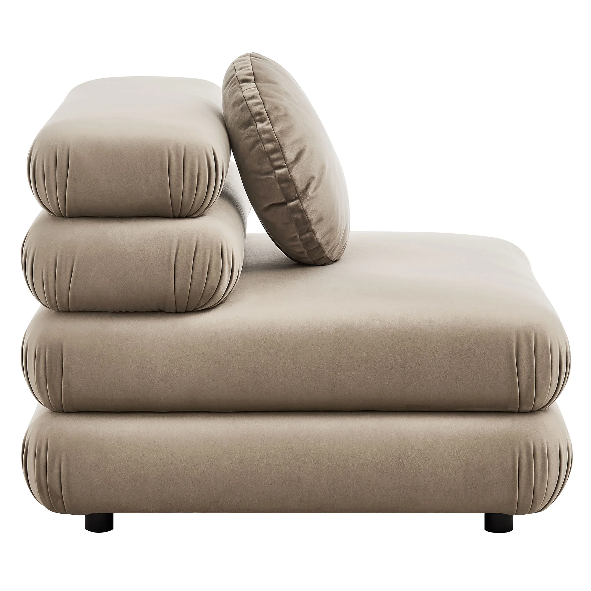 Jubilee Modular Performance Velvet Armless Chair by Modway - Image 24
