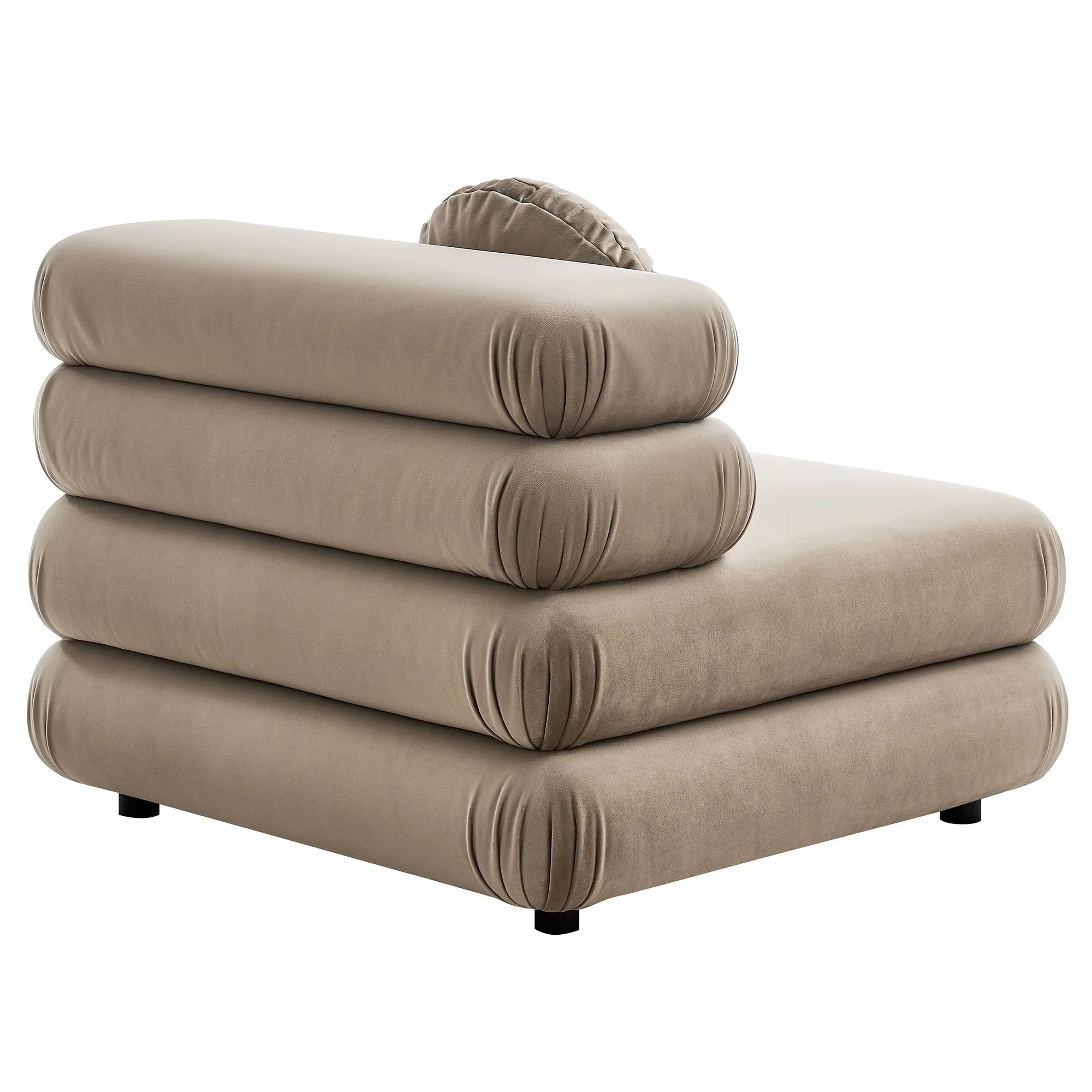 Jubilee Modular Performance Velvet Armless Chair by Modway - Image 25