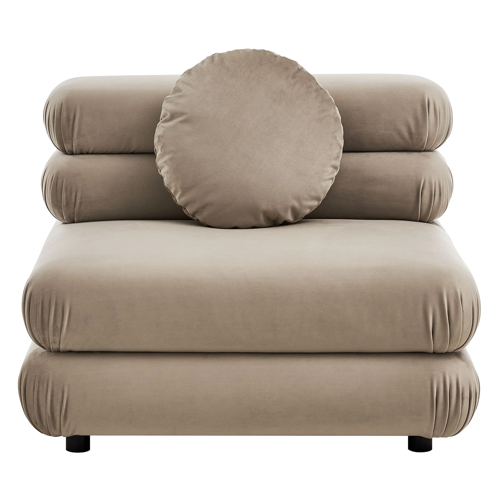 Jubilee Modular Performance Velvet Armless Chair by Modway - Image 26