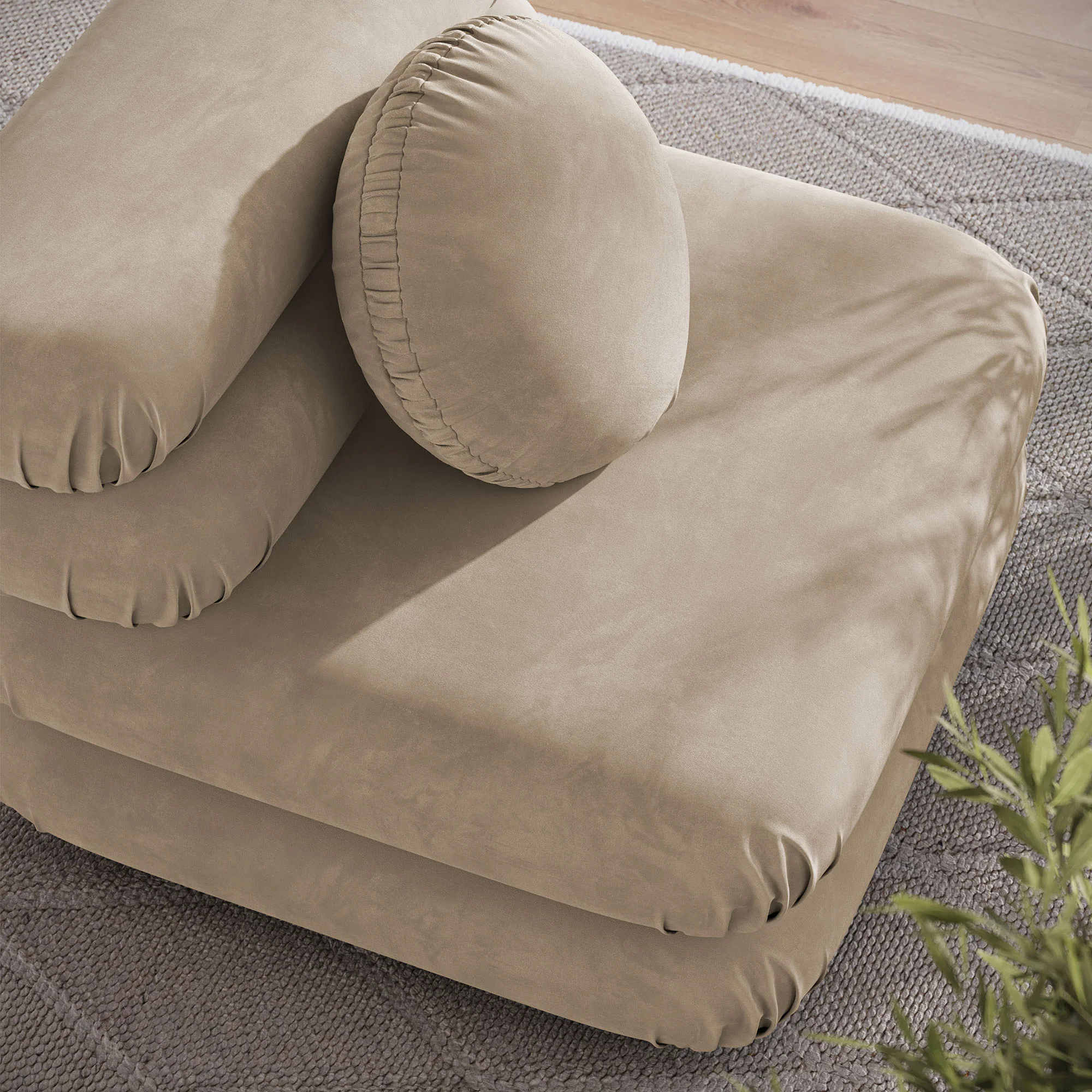Jubilee Modular Performance Velvet Armless Chair by Modway - Image 30