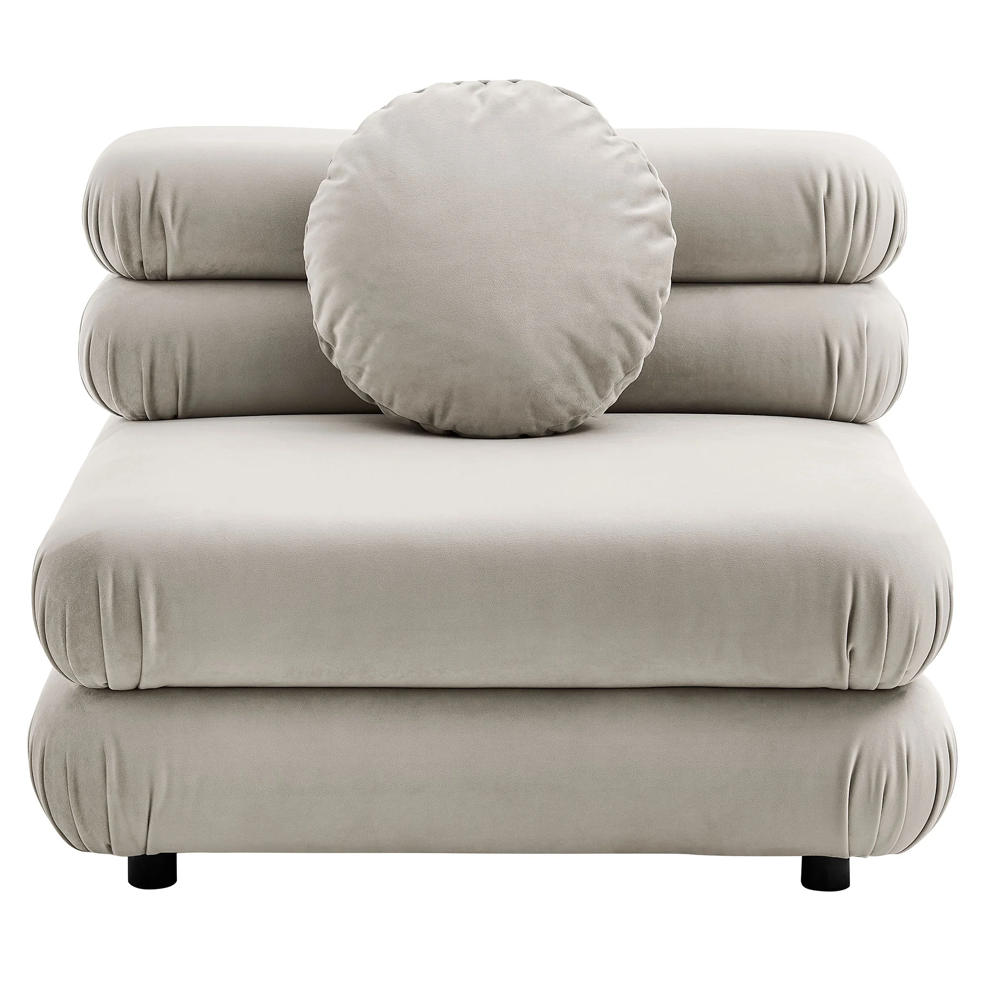 Jubilee Modular Performance Velvet Armless Chair by Modway - Image 5