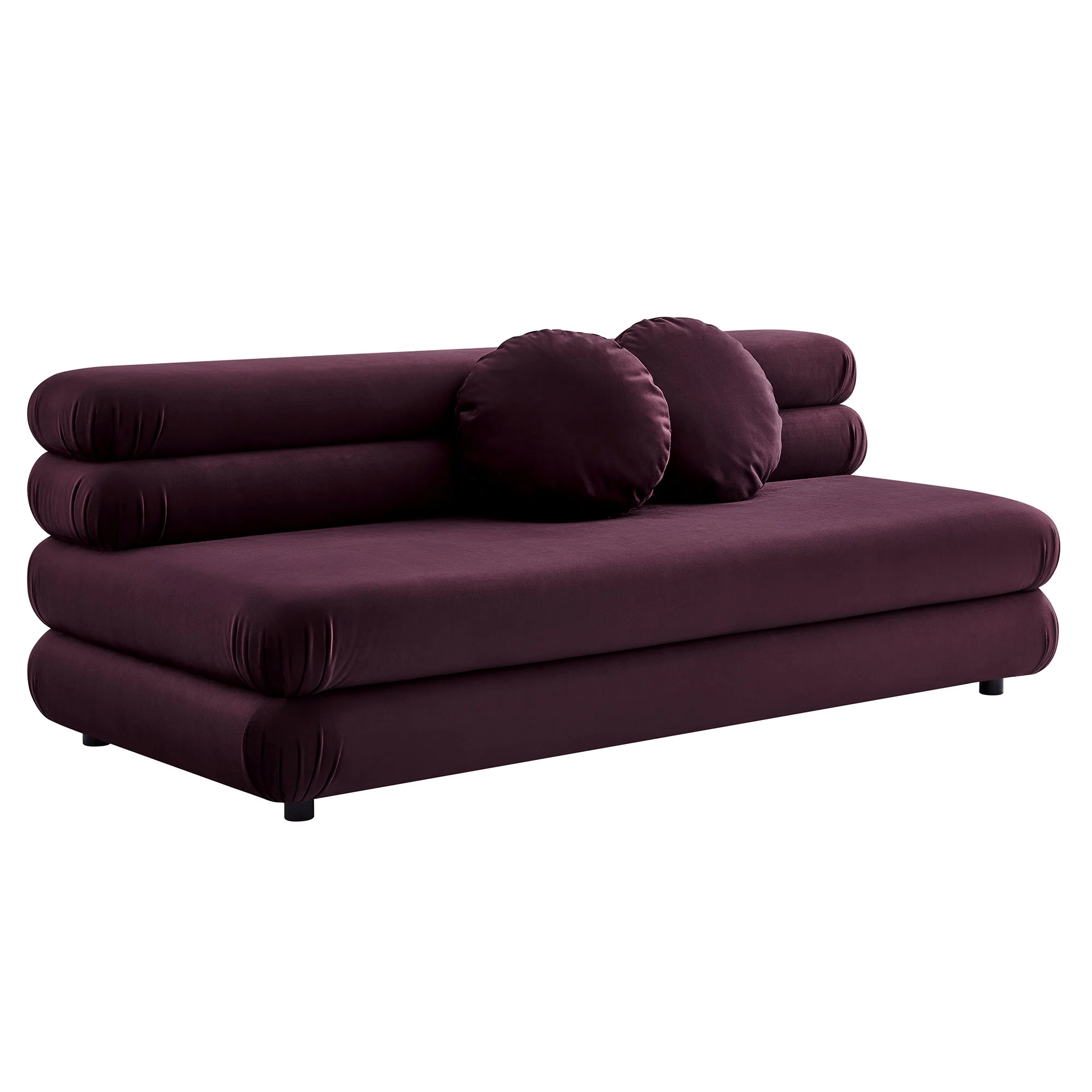 Jubilee Modular Performance Velvet Armless Loveseat by Modway - Image 13