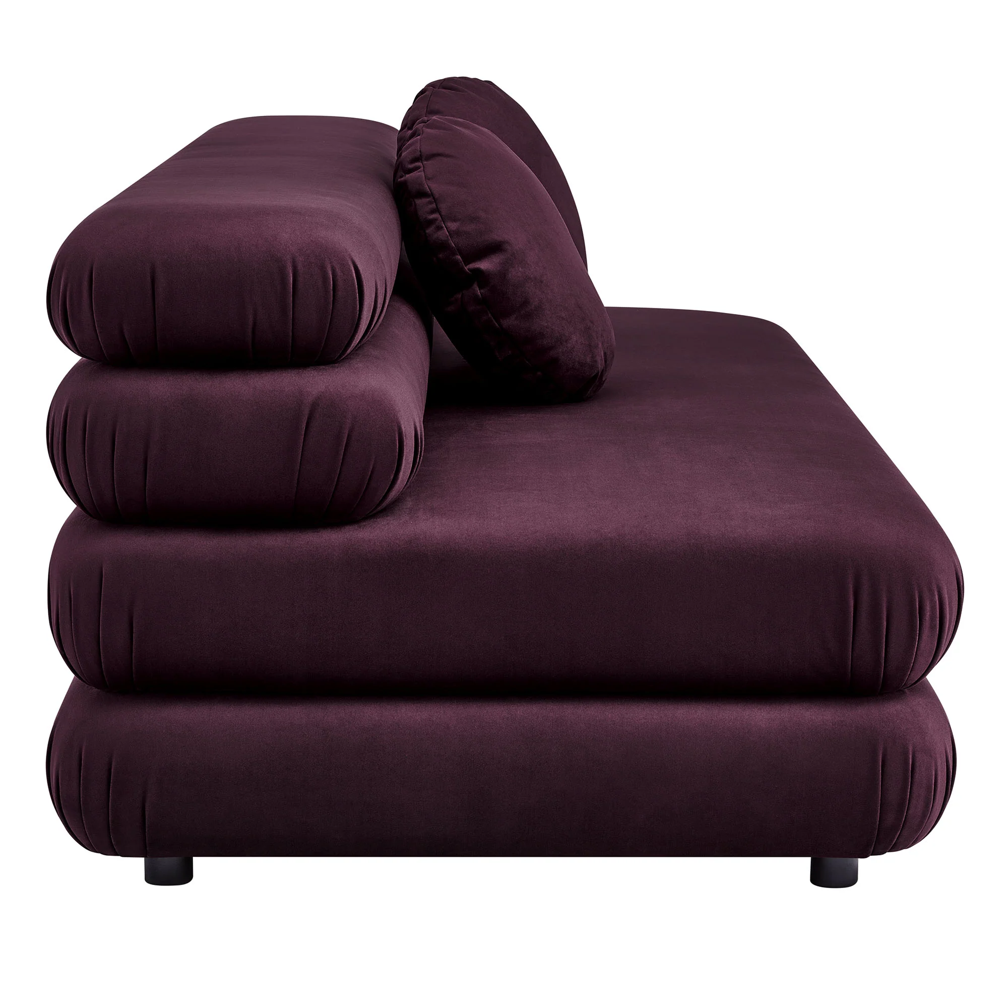 Jubilee Modular Performance Velvet Armless Loveseat by Modway - Image 15
