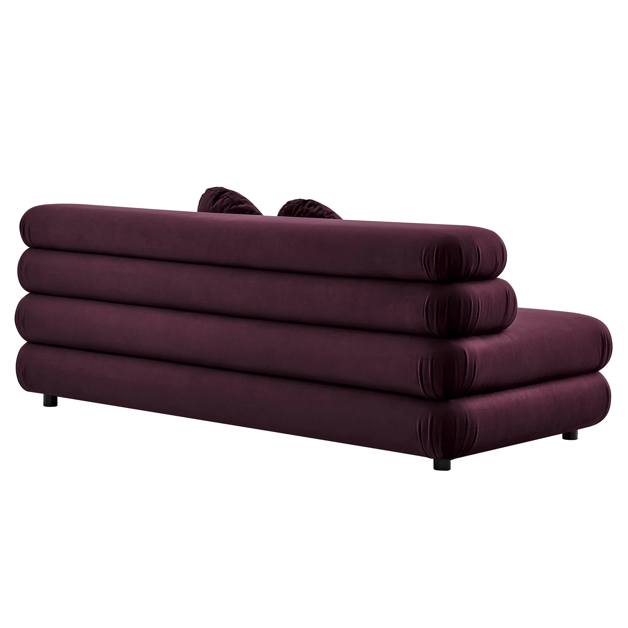 Jubilee Modular Performance Velvet Armless Loveseat by Modway - Image 16