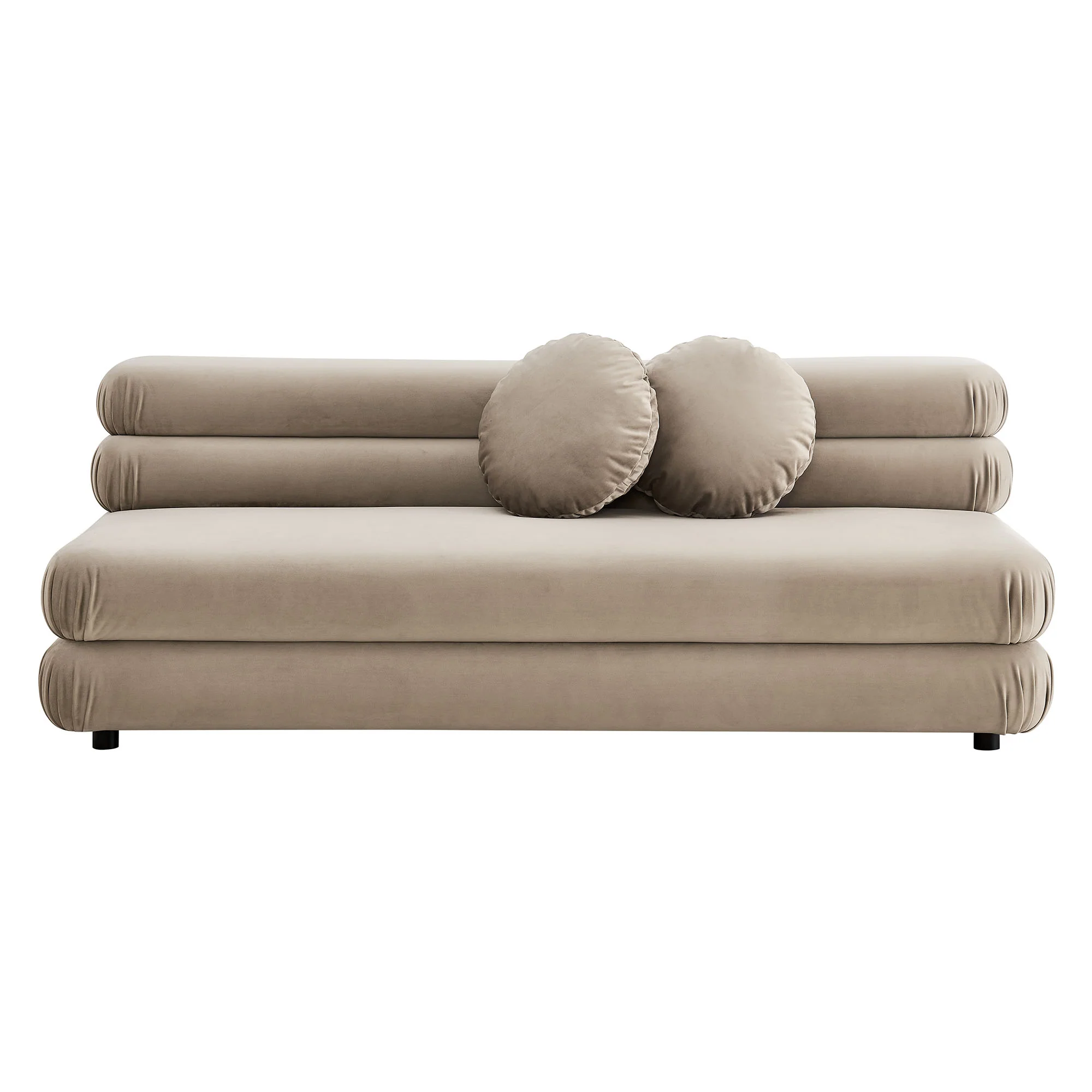 Jubilee Modular Performance Velvet Armless Loveseat by Modway - Image 29