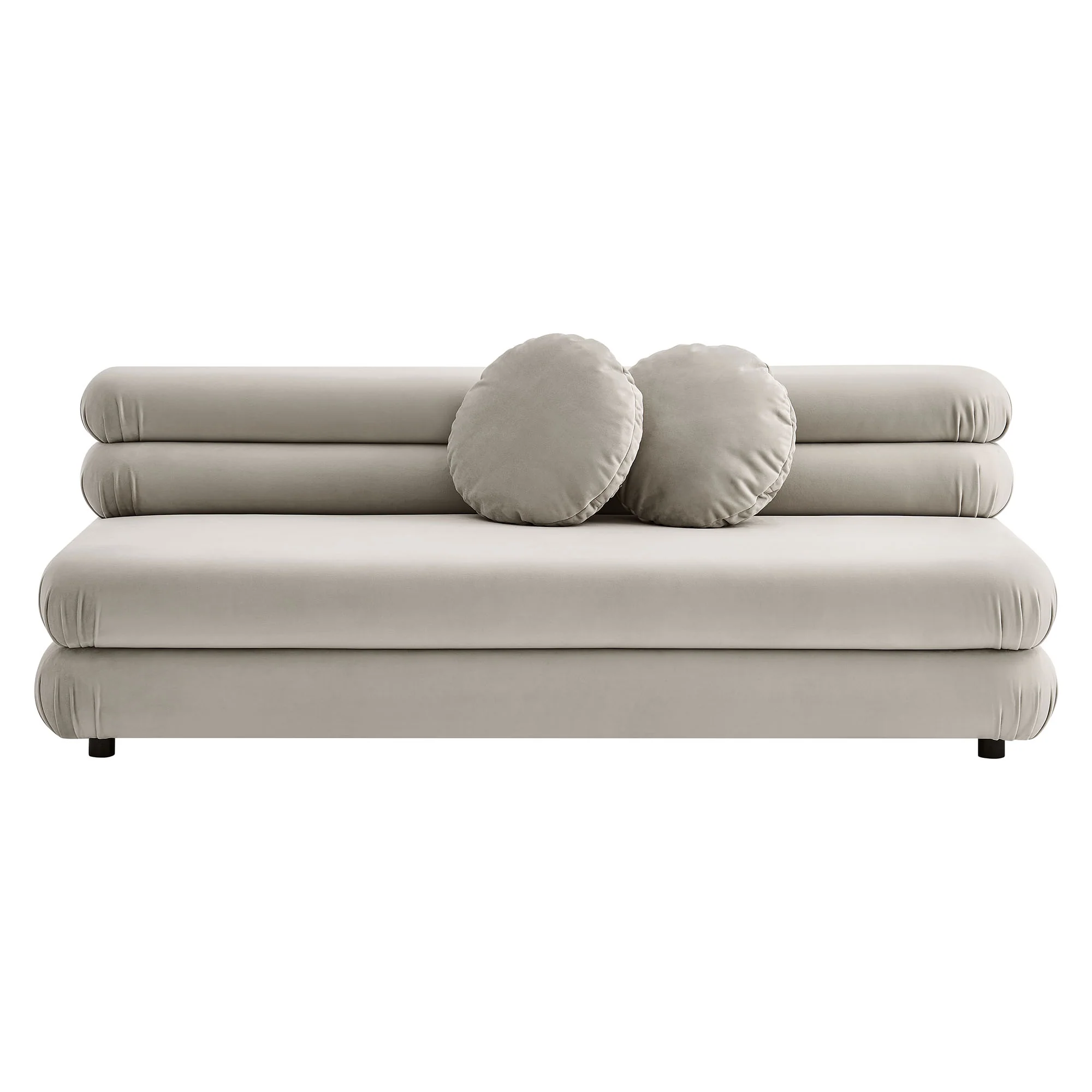 Jubilee Modular Performance Velvet Armless Loveseat by Modway - Image 6