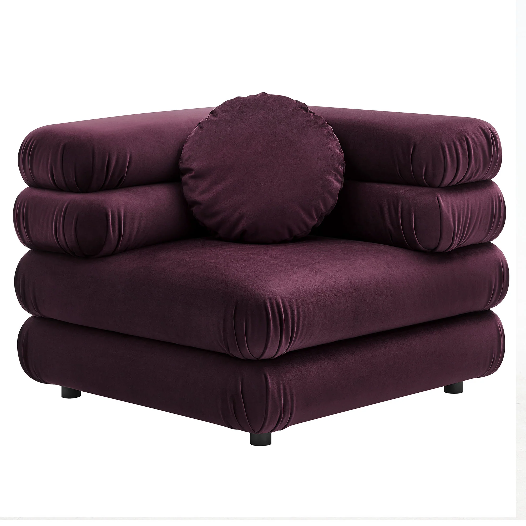 Jubilee Modular Performance Velvet Corner Chair by Modway - Image 11