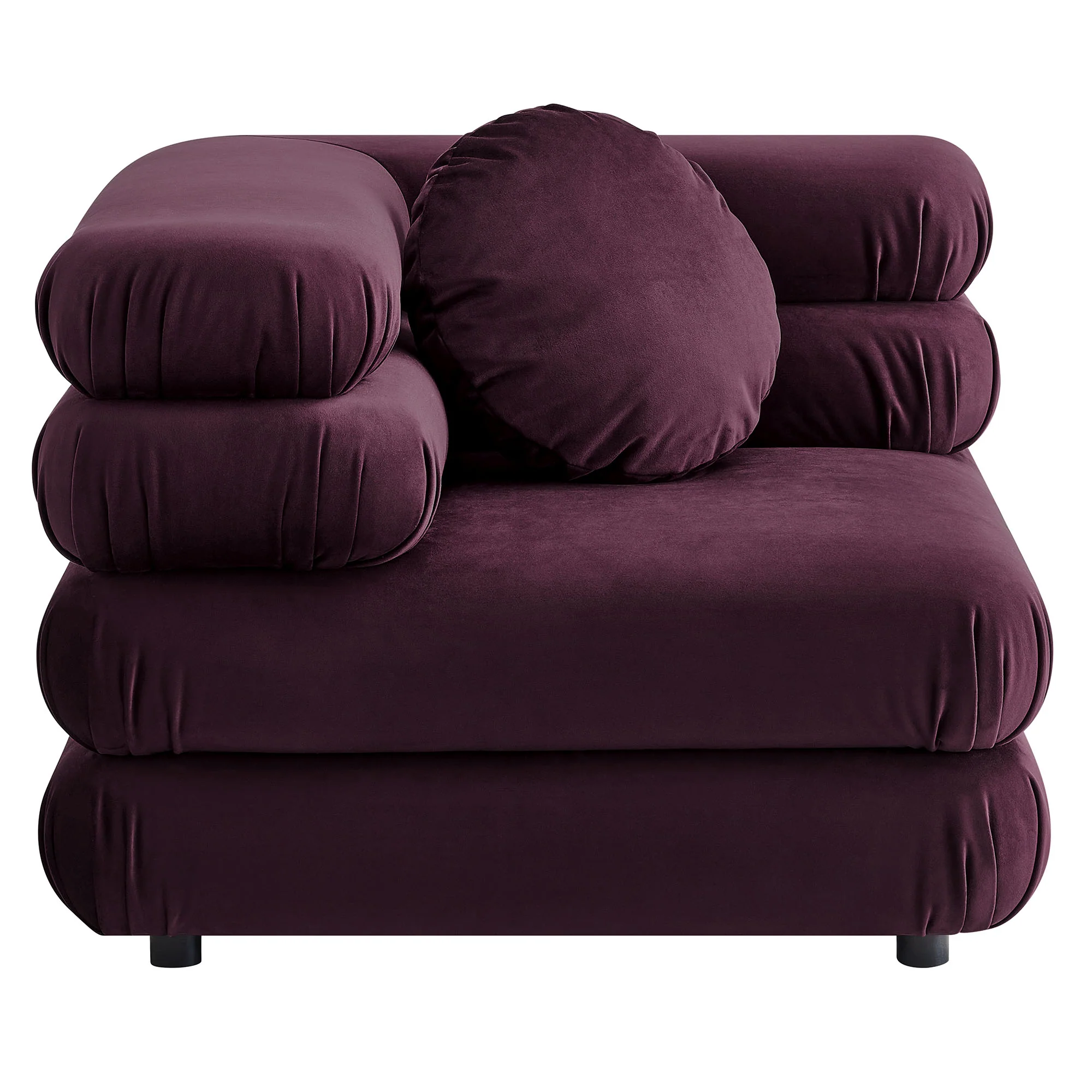 Jubilee Modular Performance Velvet Corner Chair by Modway - Image 12