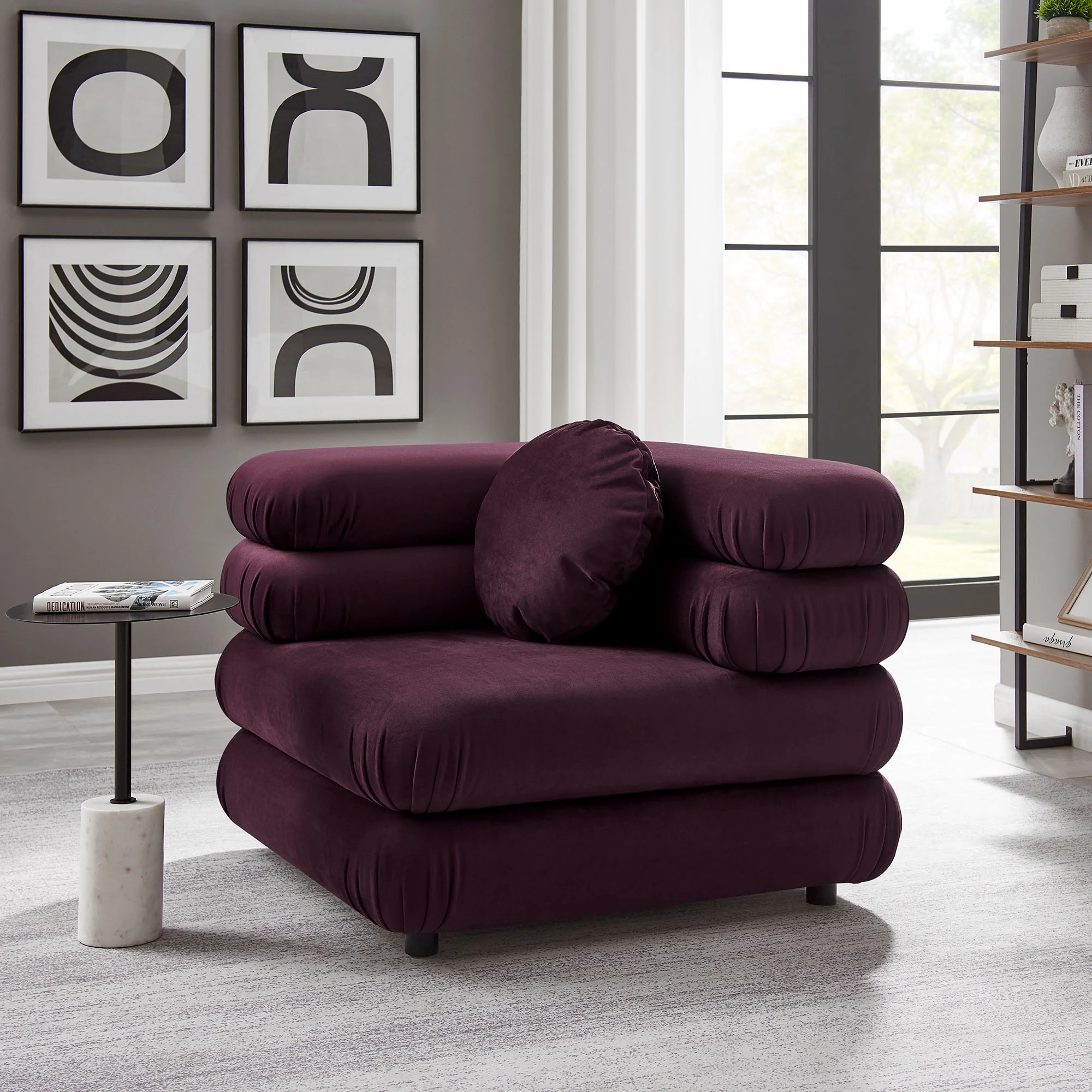 Jubilee Modular Performance Velvet Corner Chair by Modway - Image 16