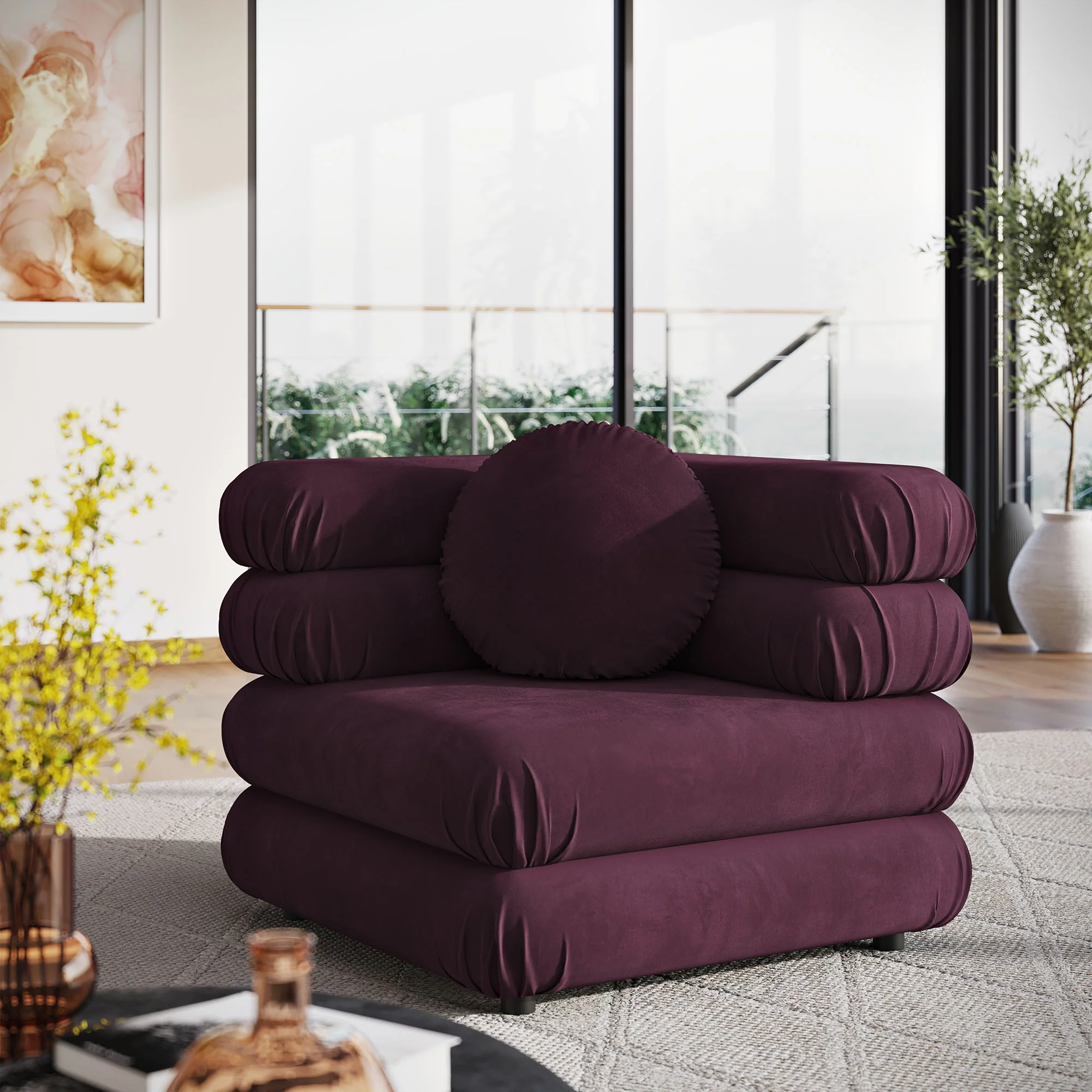 Jubilee Modular Performance Velvet Corner Chair by Modway - Image 18