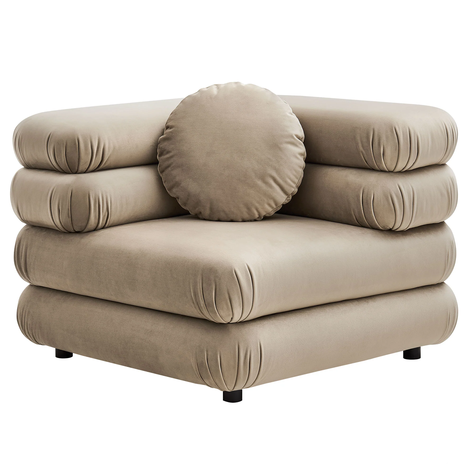 Jubilee Modular Performance Velvet Corner Chair by Modway - Image 21