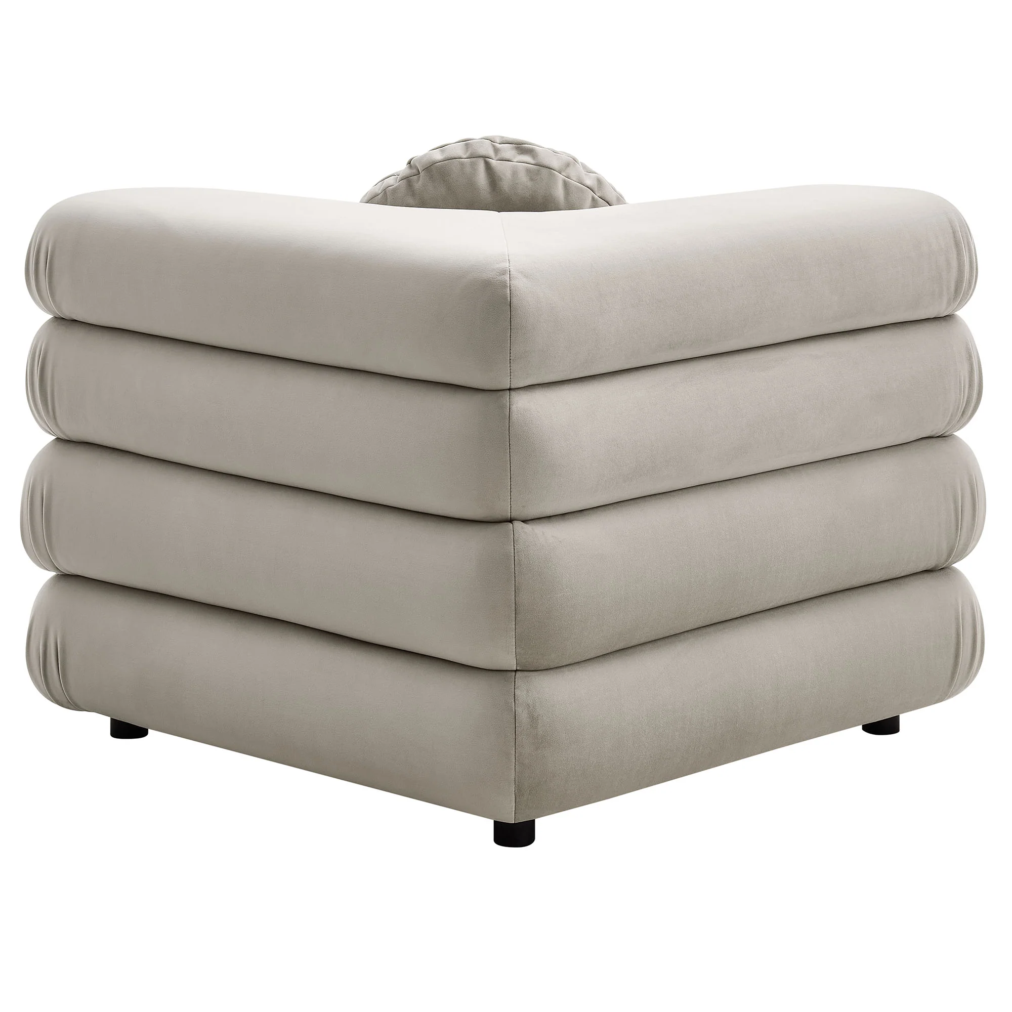 Jubilee Modular Performance Velvet Corner Chair by Modway - Image 4